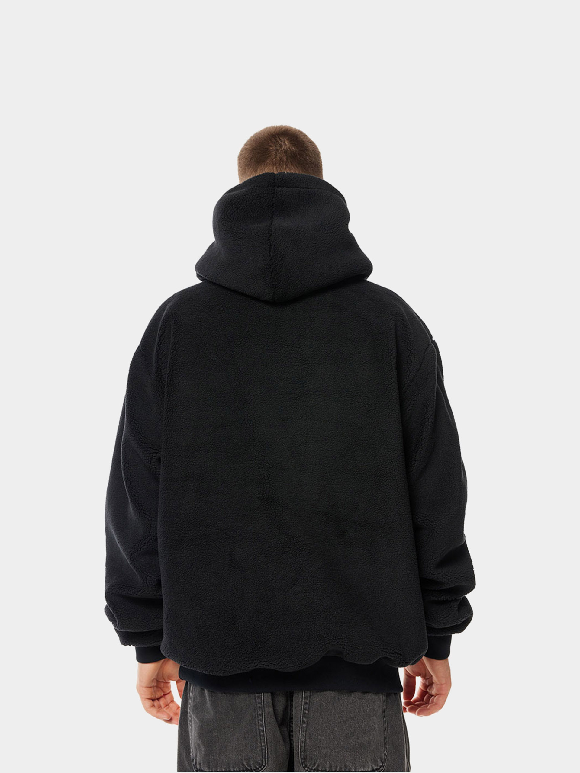 Яке MassDnm Patch Teddy Zip Hoody (grey)