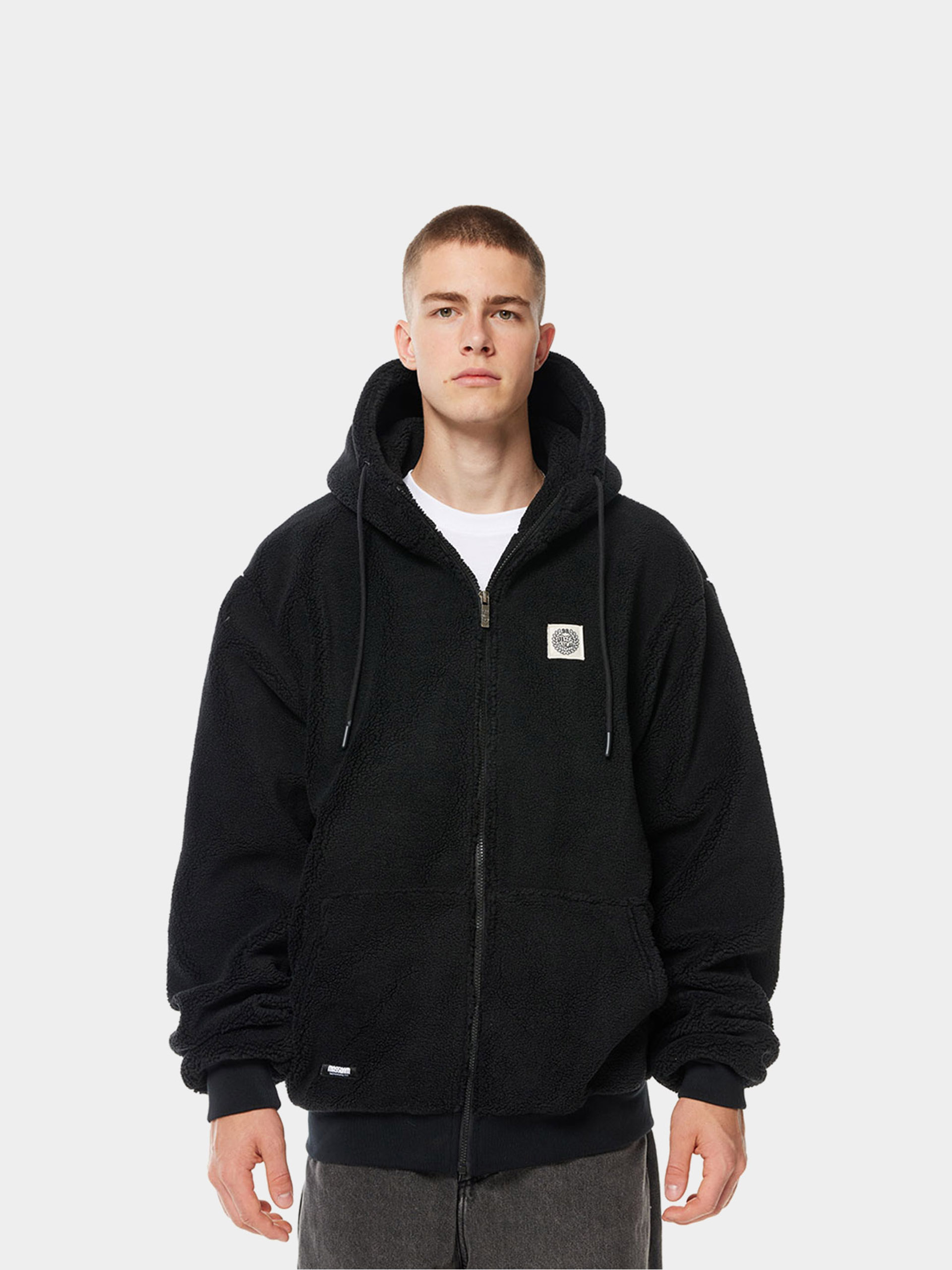 Яке MassDnm Patch Teddy Zip Hoody (grey)