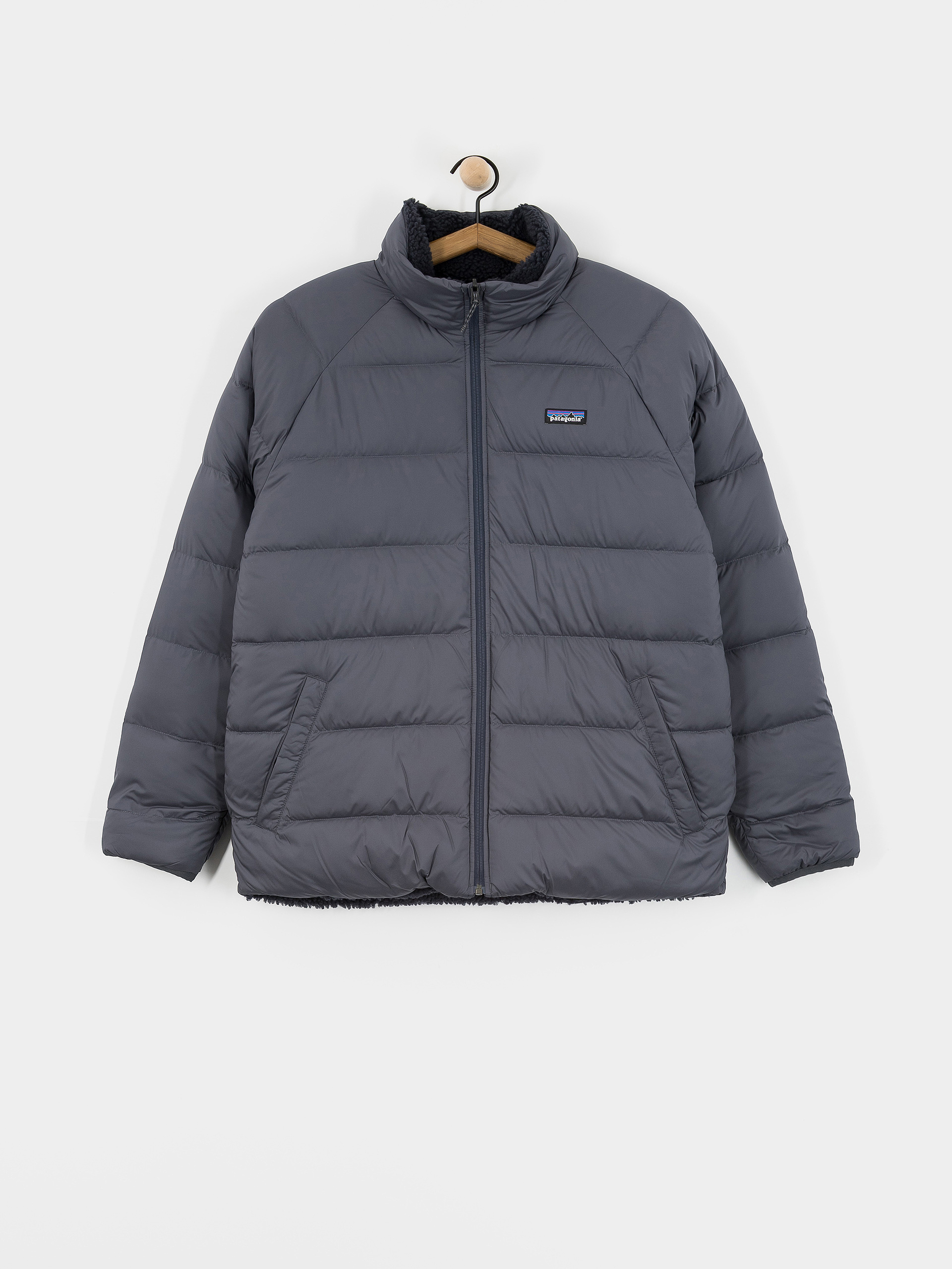 Яке Patagonia Reversible Silent Down (smolder blue)