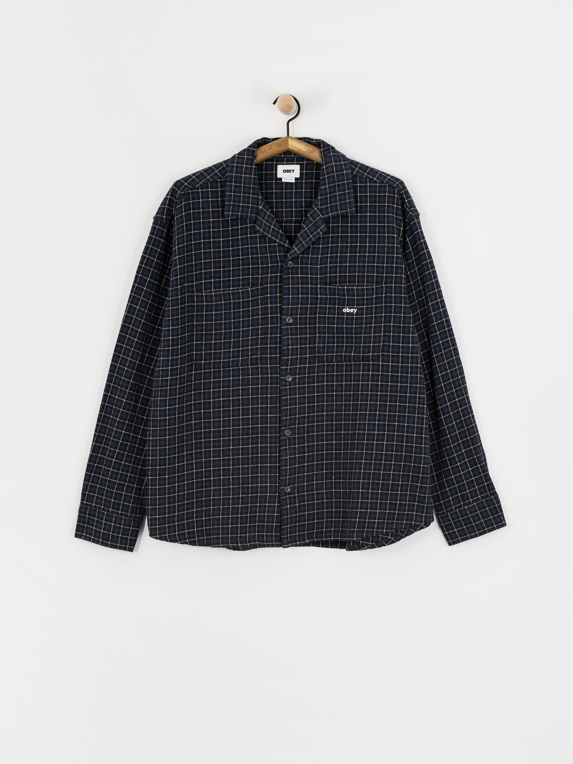 Риза OBEY Adams (academy navy multi)
