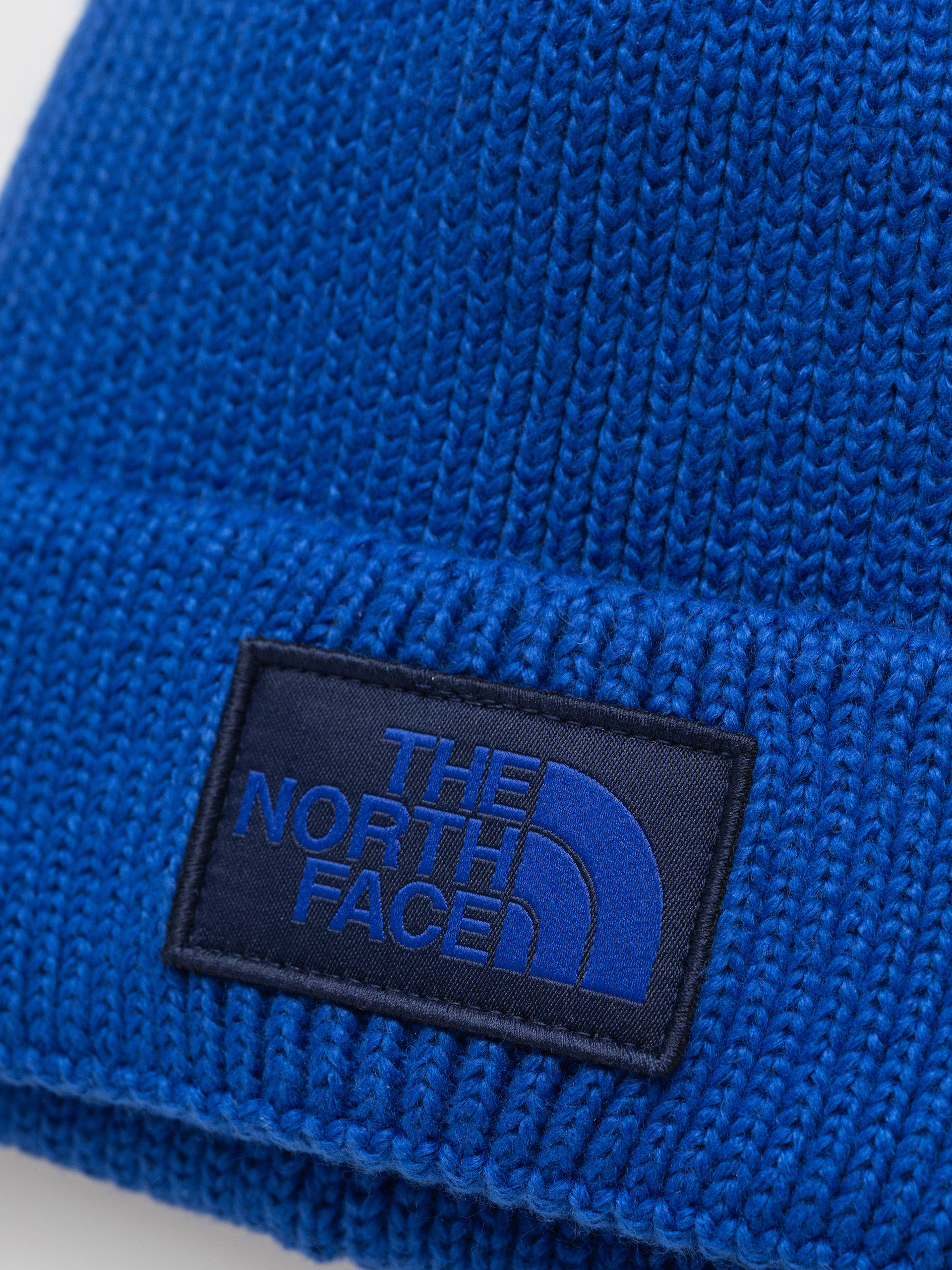 Шапка The North Face Tnf Logo Box Cuffed (tnf blue/tnf blue)