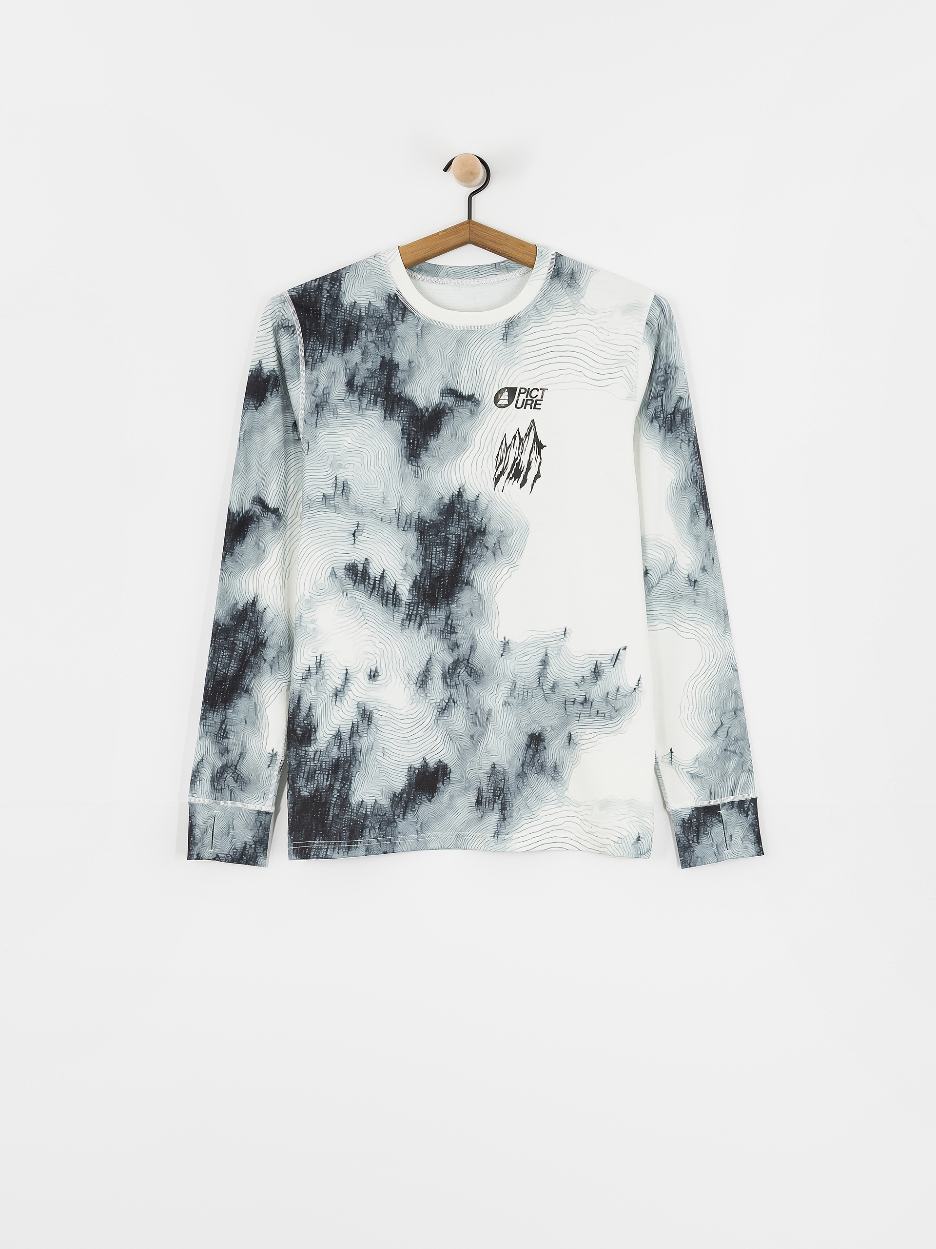 u0422u0435u0440u043cu043e u0431u043bu0443u0437u0430 Picture Lhotse Printed (snowy pine print)