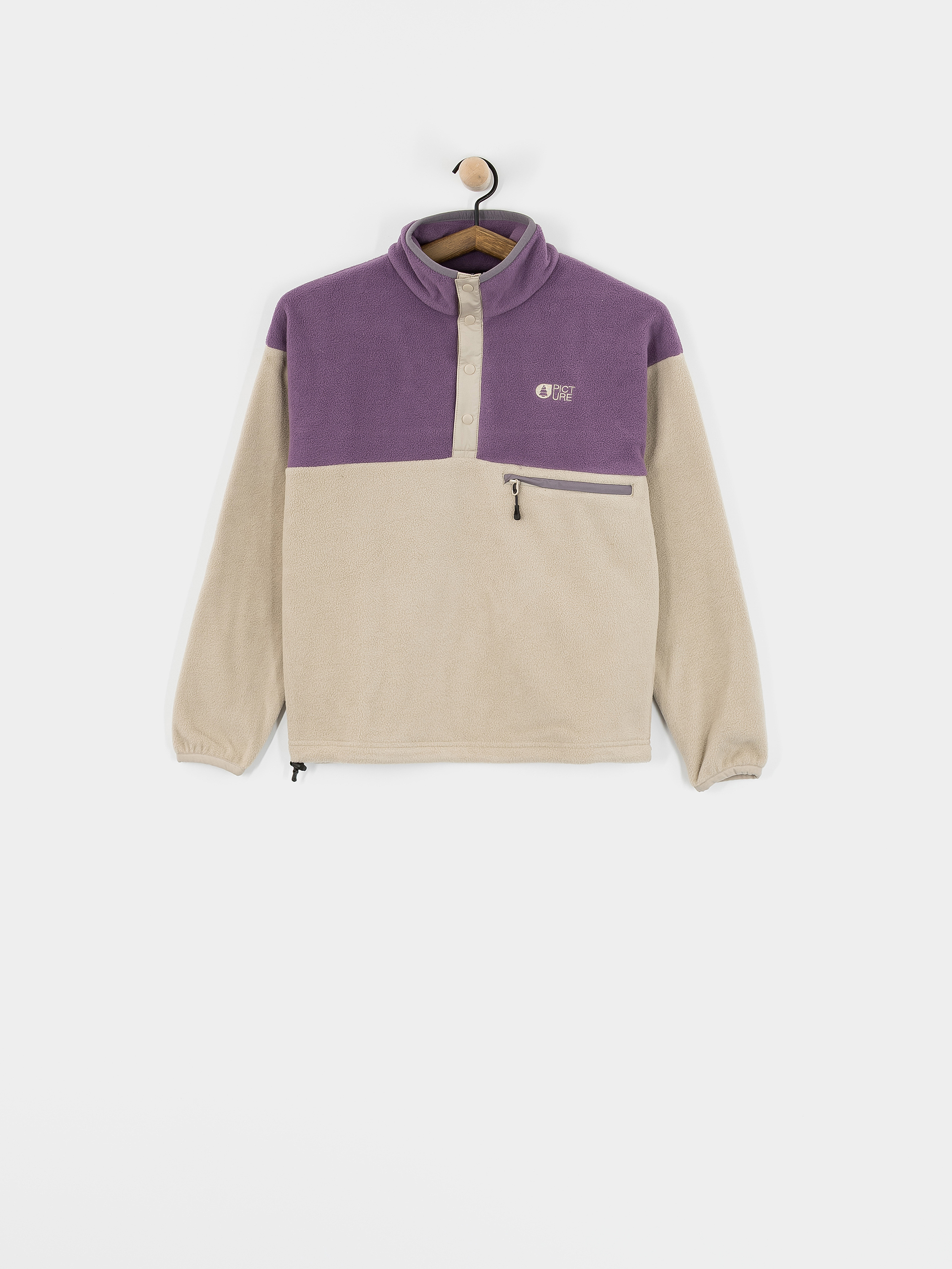 Поларени суитшърт Picture Arcca 1/4 Zip Wmn (pure cashmere)