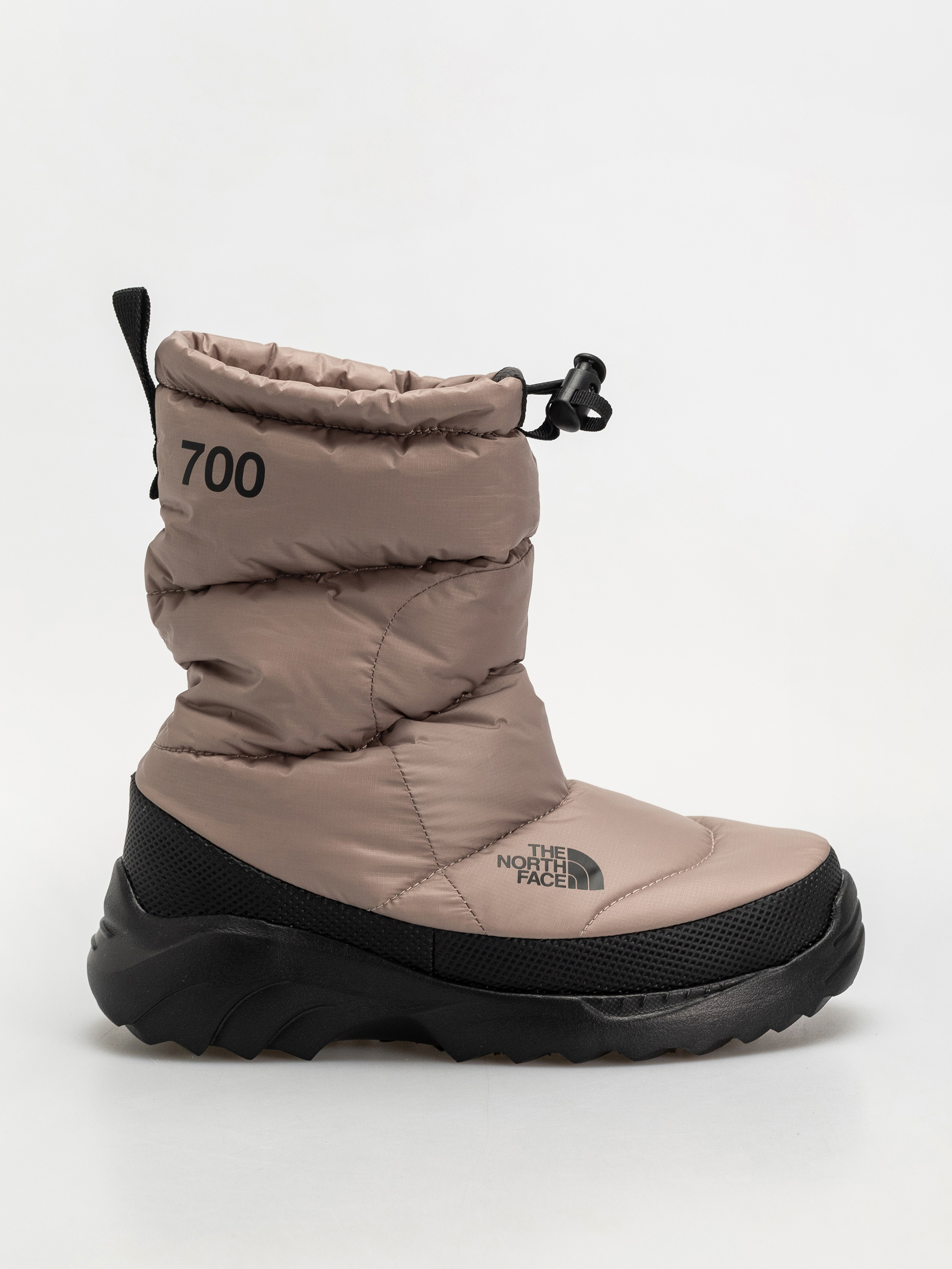 u041eu0431u0443u0432u043au0438 The North Face Nuptse Traction Bootie (mushroom grey/tnf black)