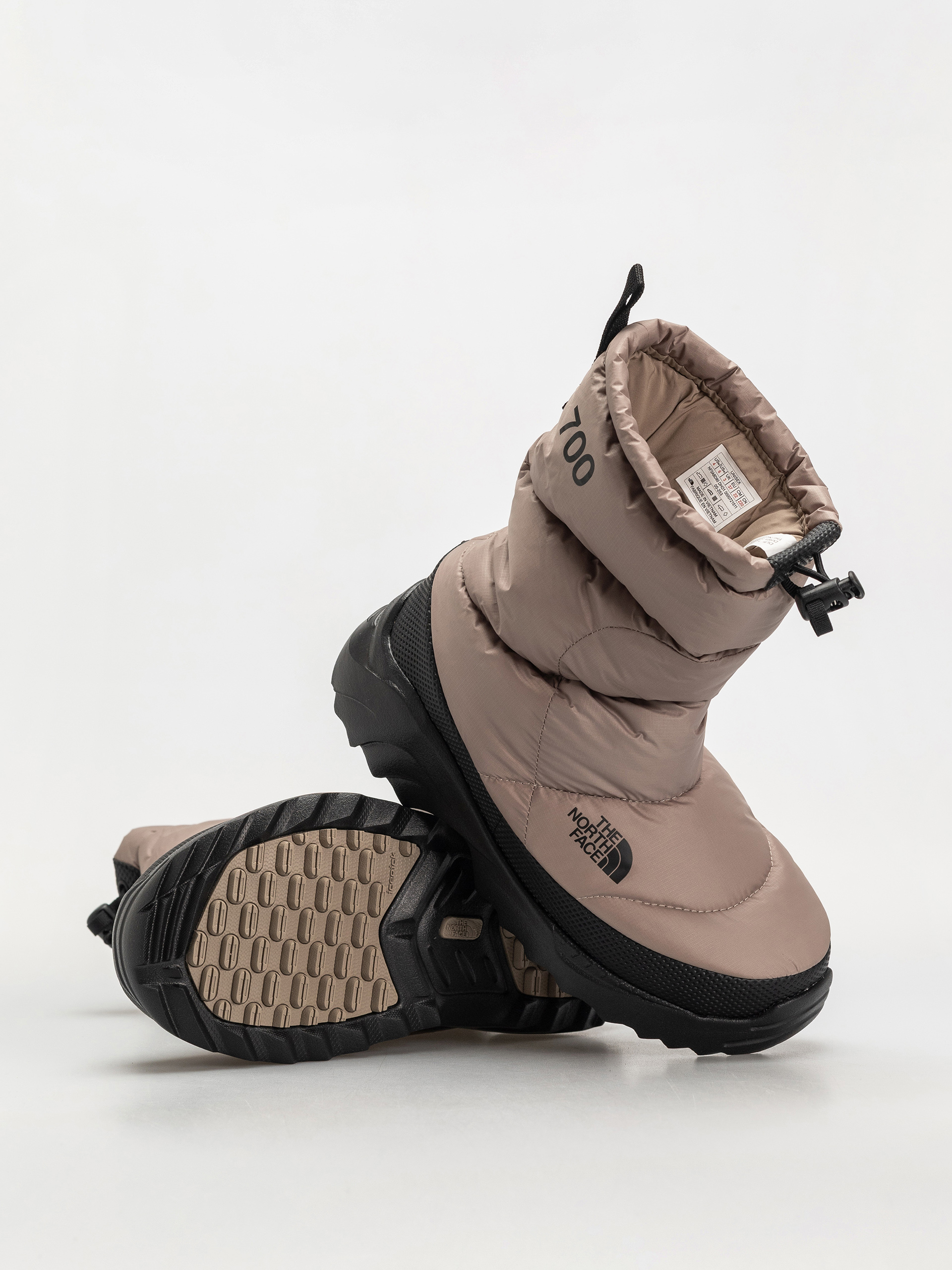Обувки The North Face Nuptse Traction Bootie (mushroom grey/tnf black)
