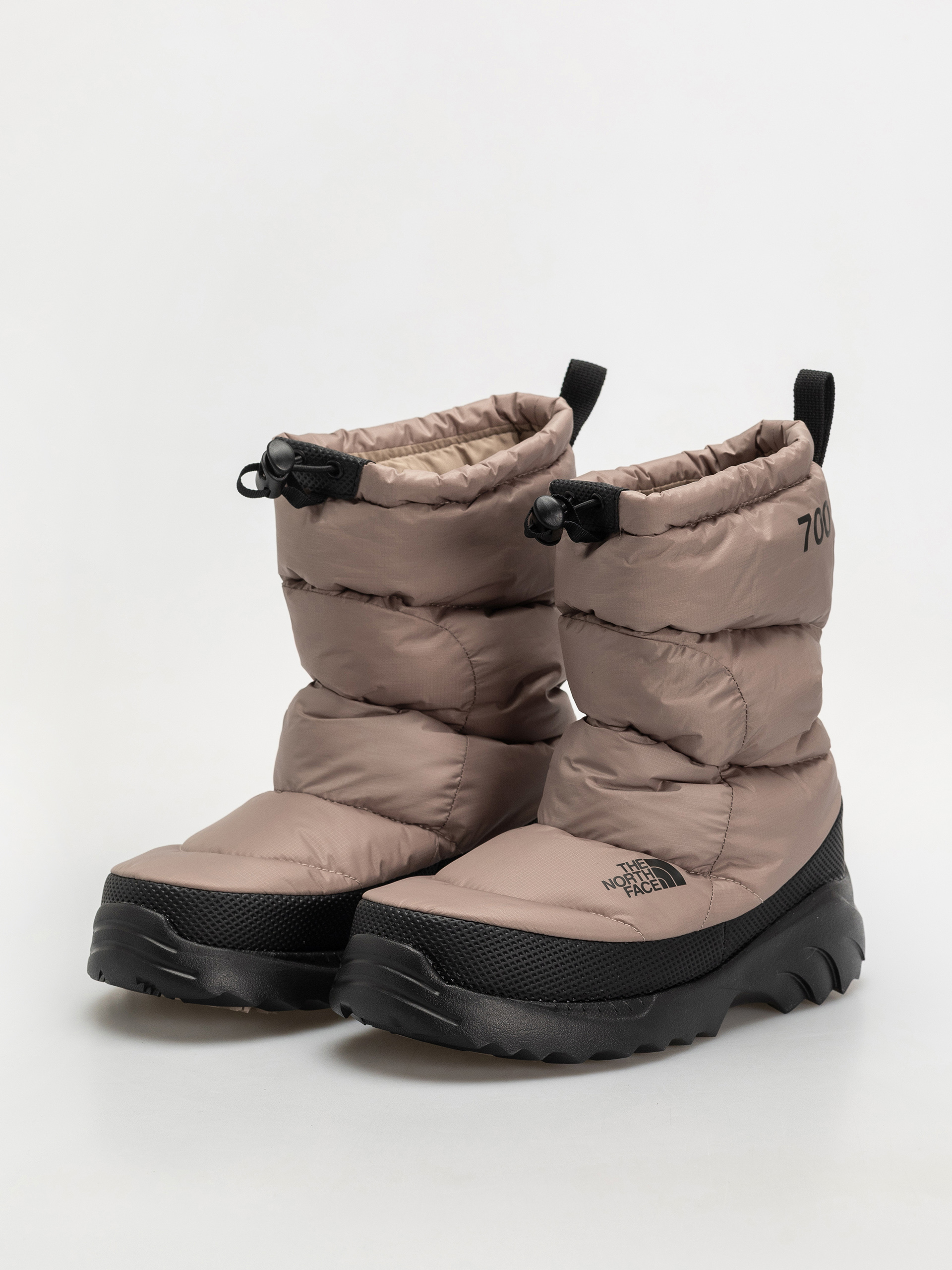 Обувки The North Face Nuptse Traction Bootie (mushroom grey/tnf black)