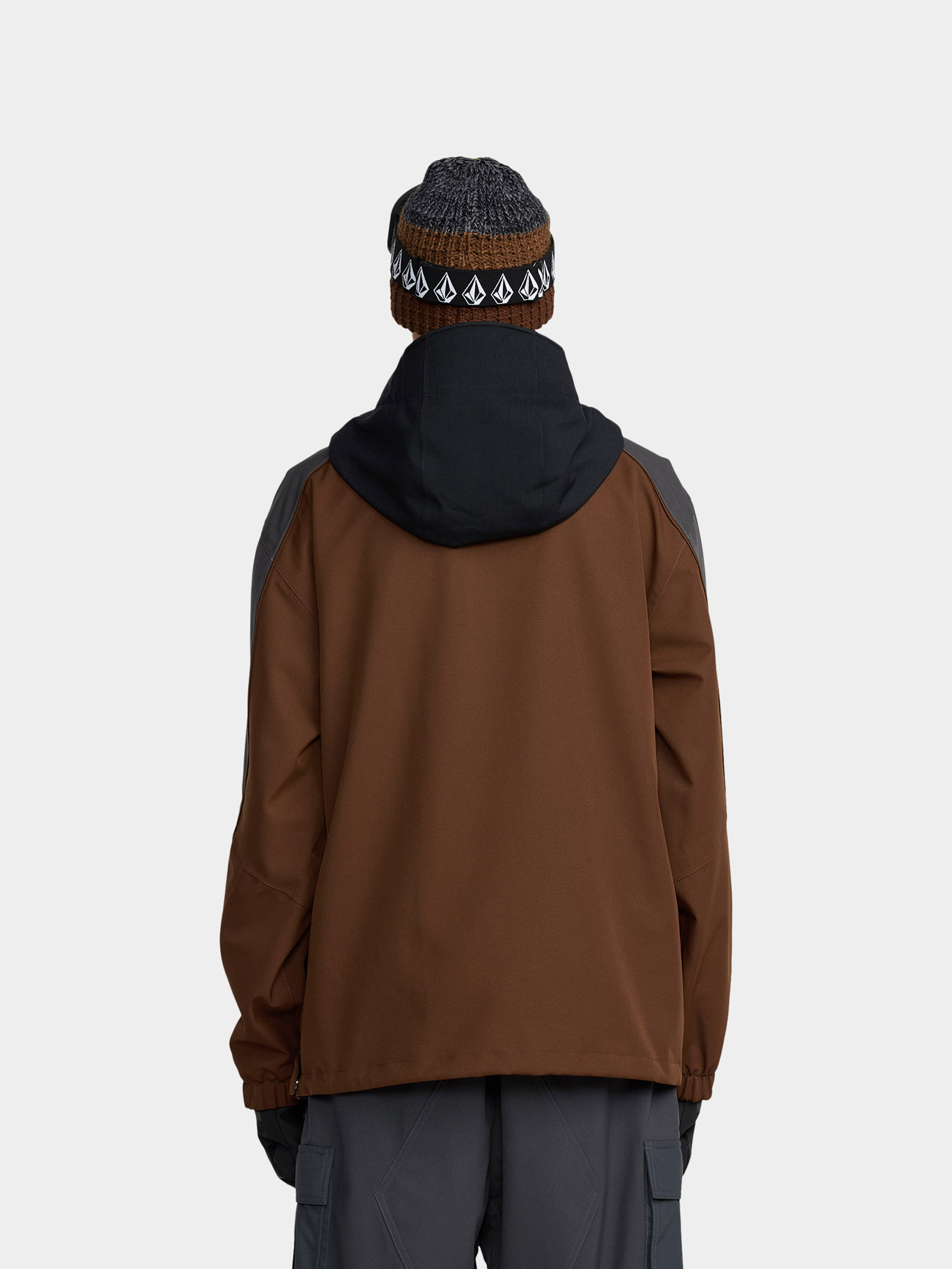 Мъжки Сноуборд яке Volcom Brighton Pullover (brown)