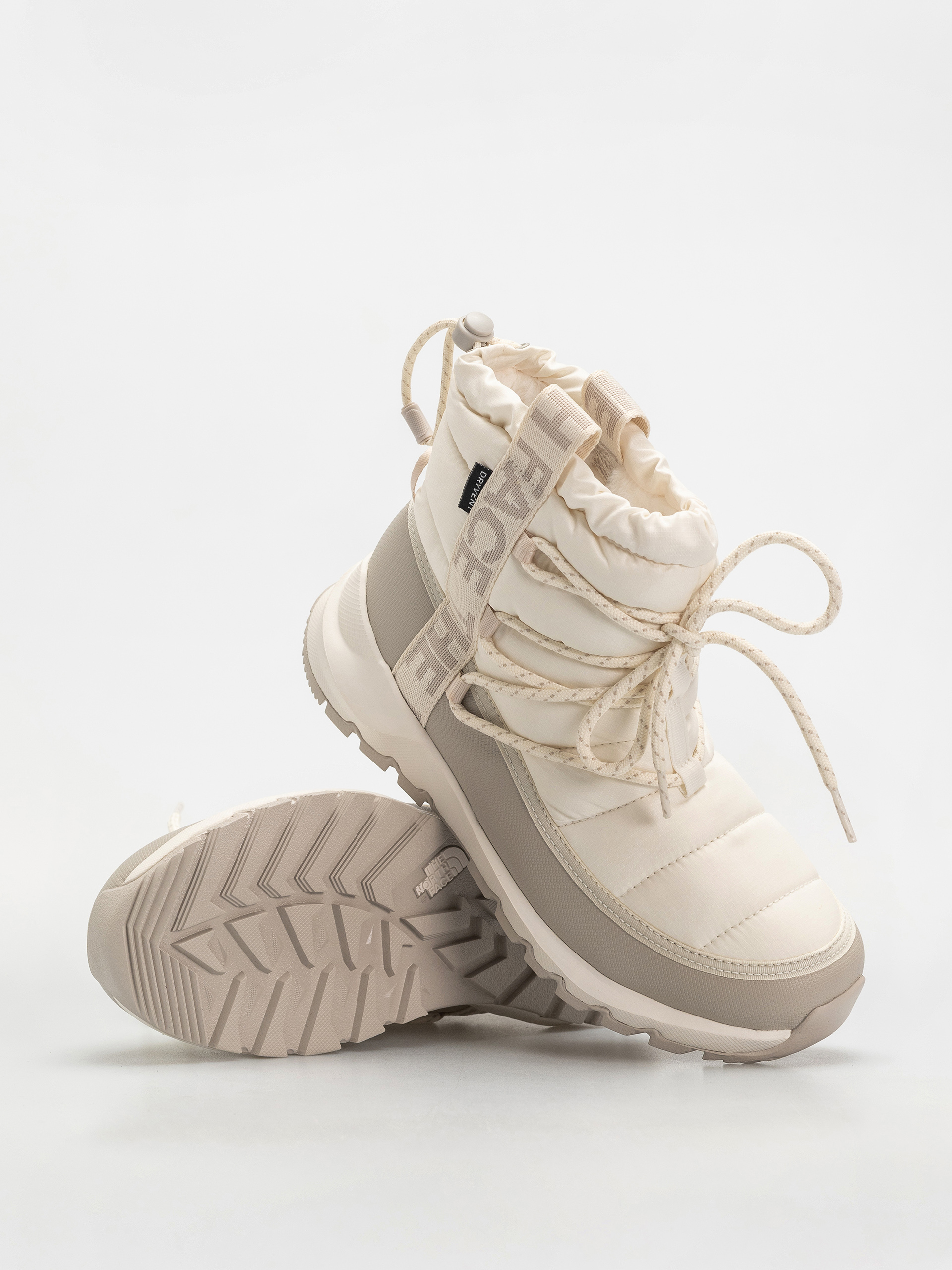 Обувки The North Face Thermoball Lace Up Wp Wmn (gardenia white/silvergrey)