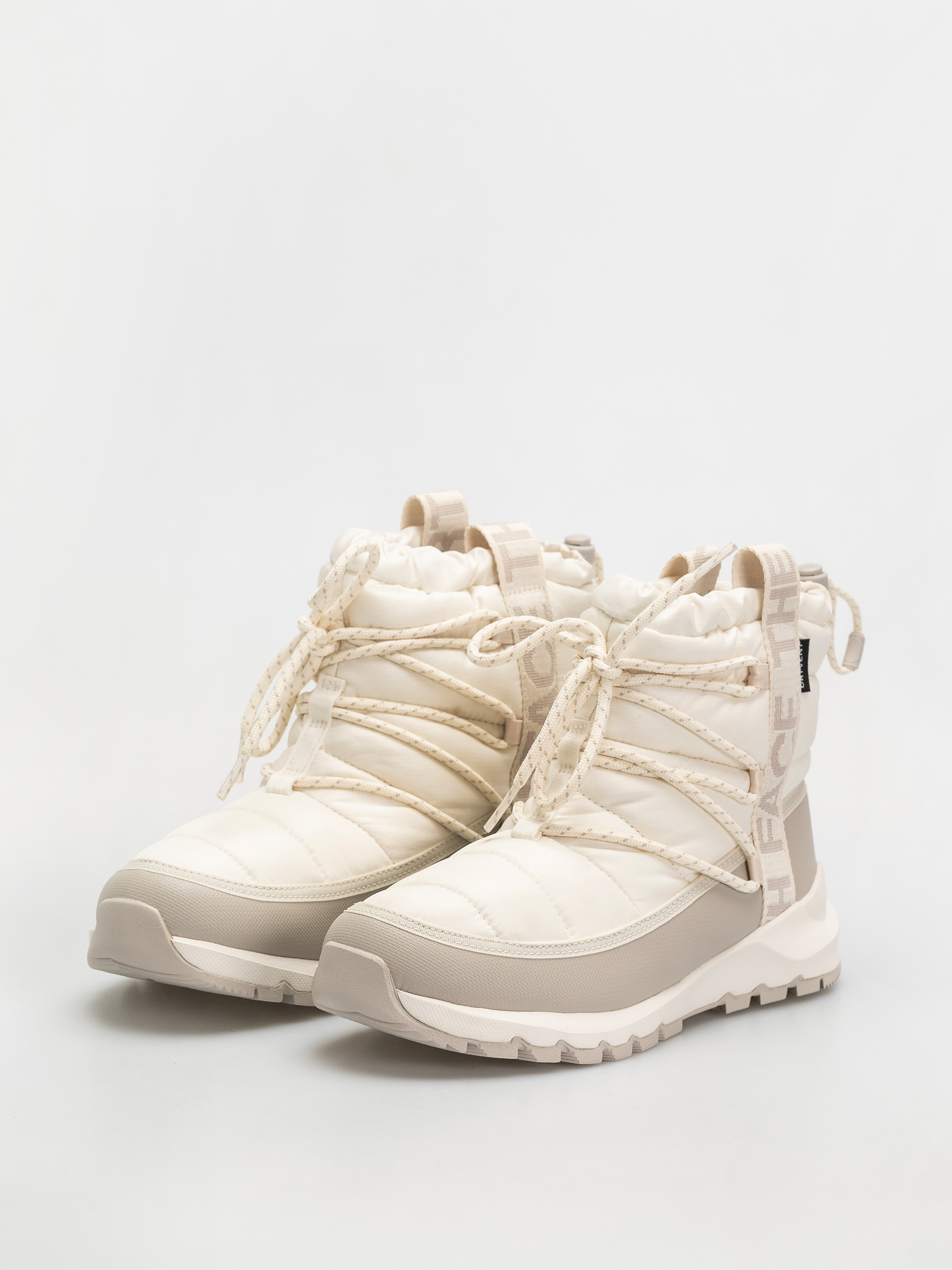 Обувки The North Face Thermoball Lace Up Wp Wmn (gardenia white/silvergrey)