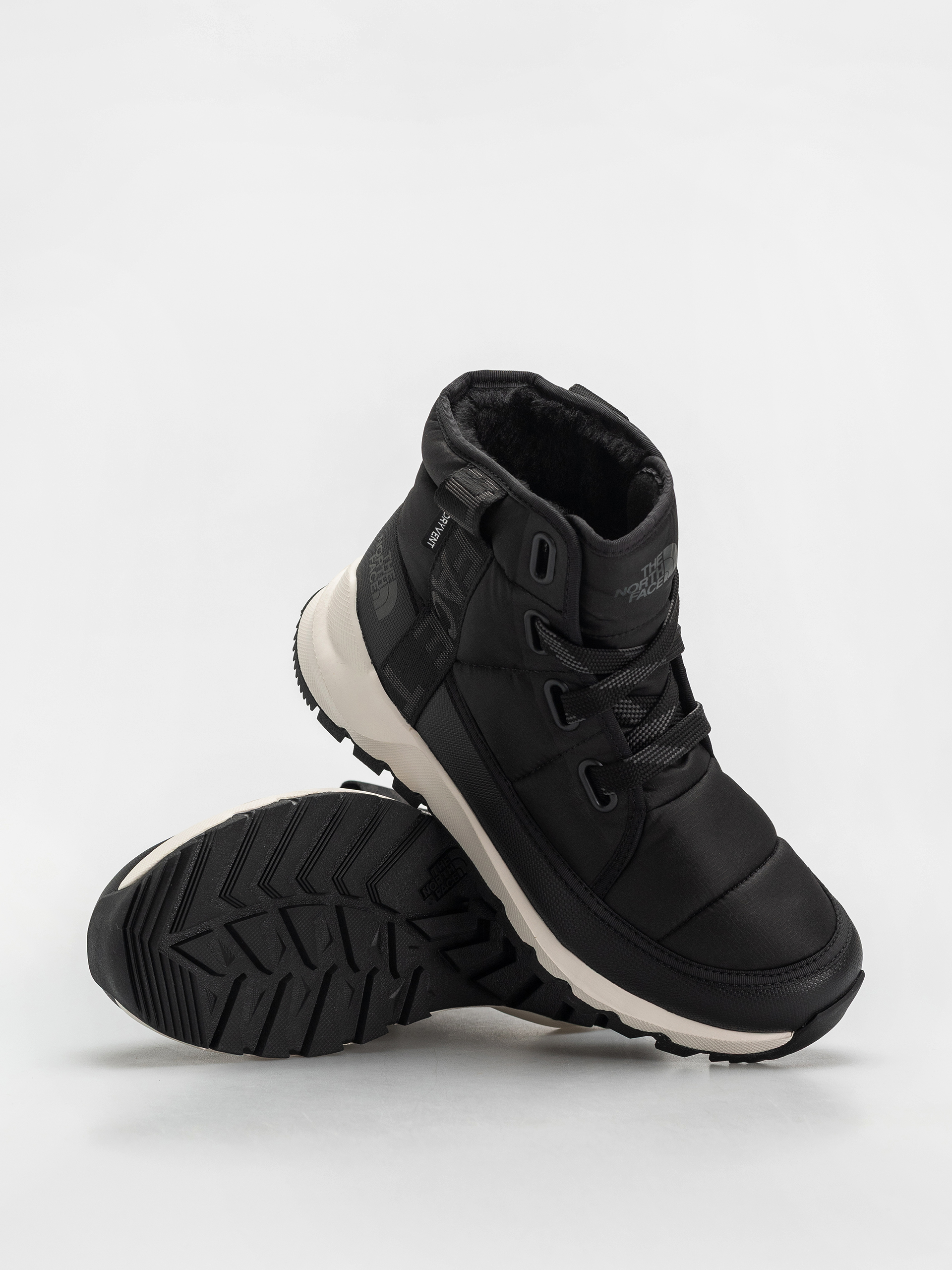 Обувки The North Face Thermoball Lace Up Luxe Wp Wmn (tnf black/asphalt grey)