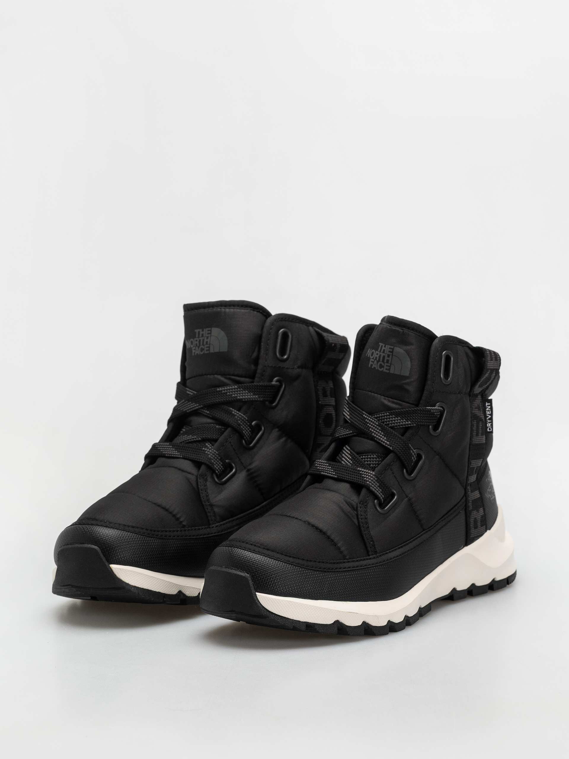 Обувки The North Face Thermoball Lace Up Luxe Wp Wmn (tnf black/asphalt grey)