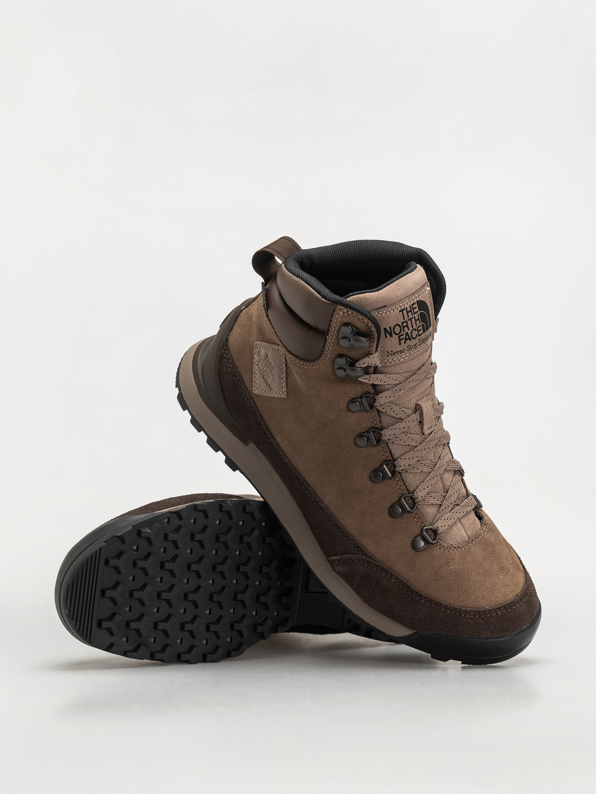Обувки The North Face Back To Berkeley Iv Leather Wp (demitasse brown/garnet)