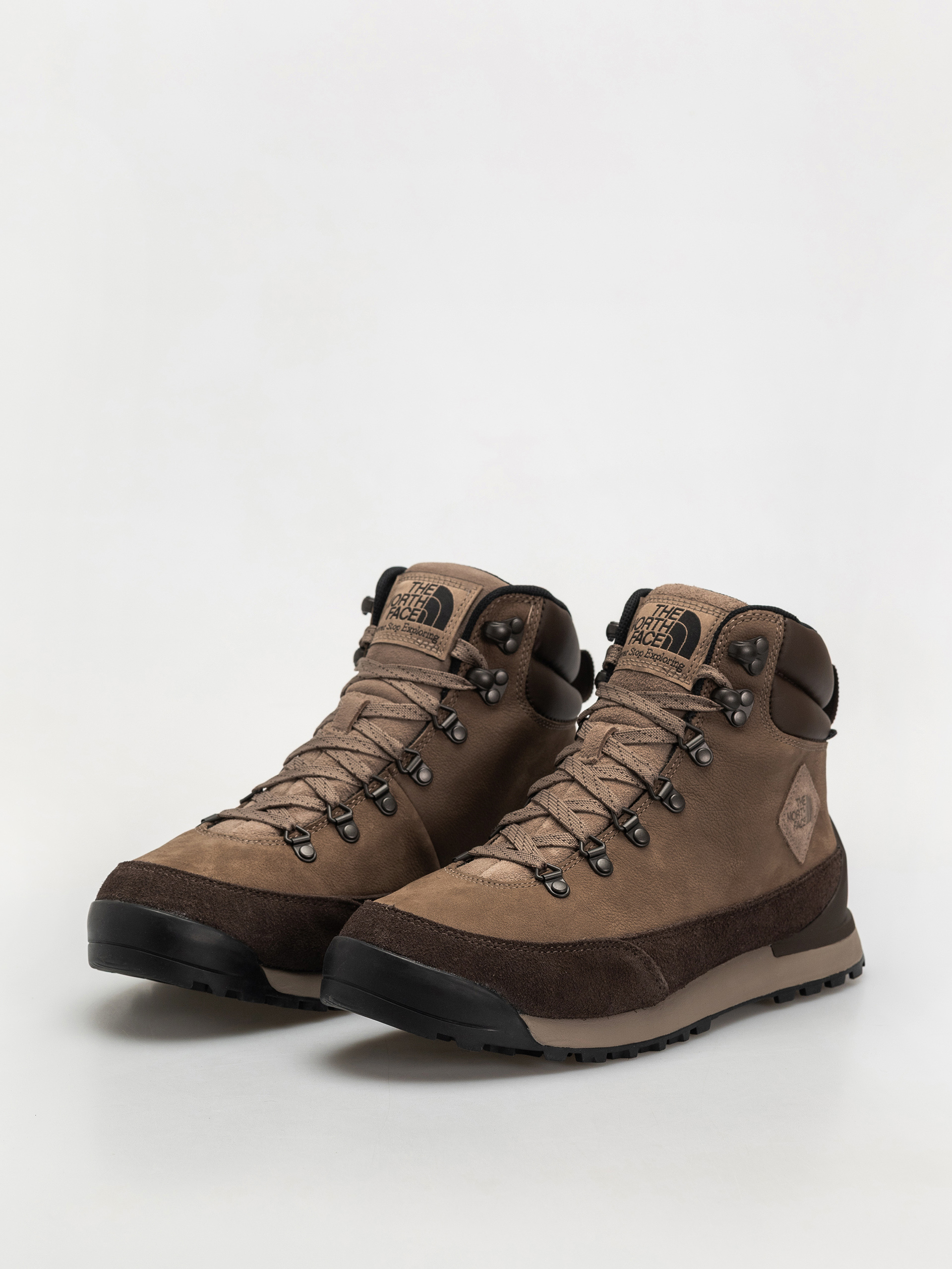 Обувки The North Face Back To Berkeley Iv Leather Wp (demitasse brown/garnet)