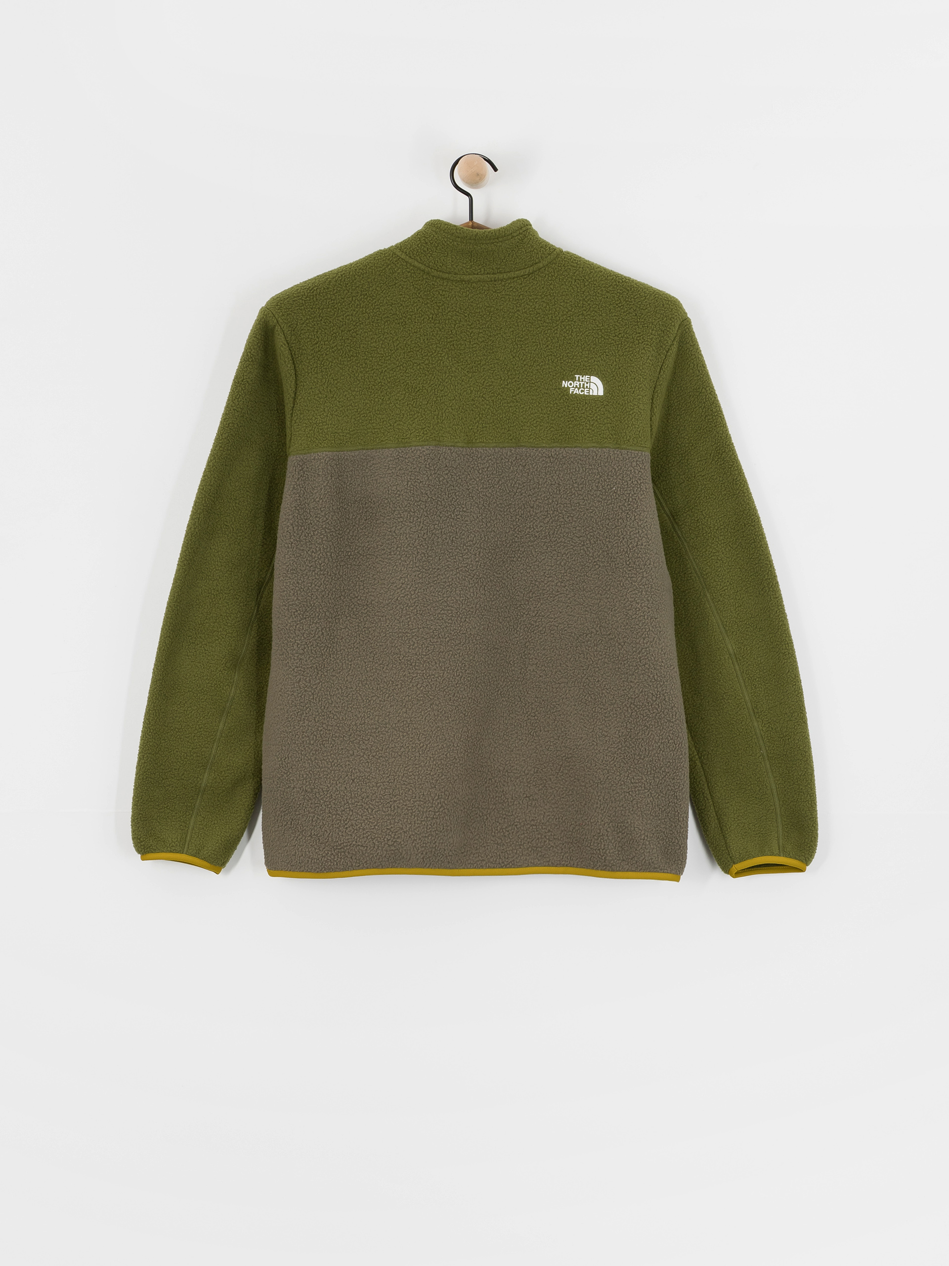 Мъжки Поларени суитшърт The North Face Yumiori 1/4 Zip (new taupe green/woodlan)