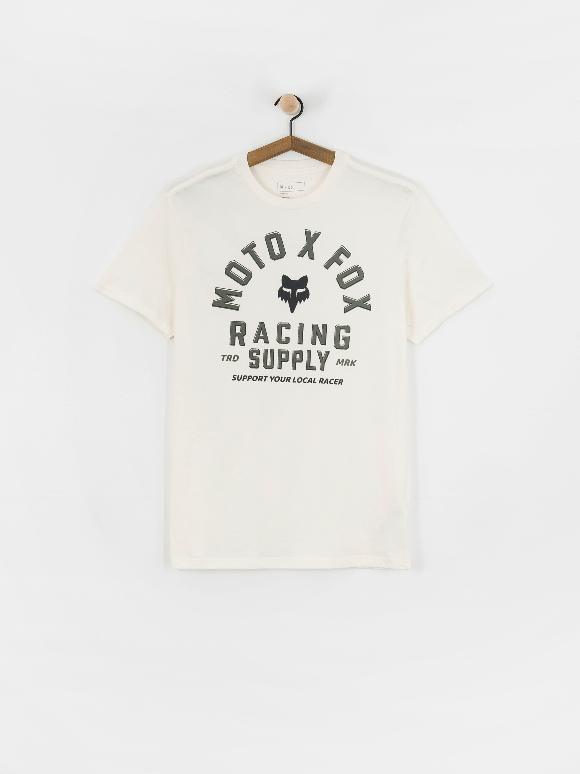 Тениска Fox Local Racer (off white)