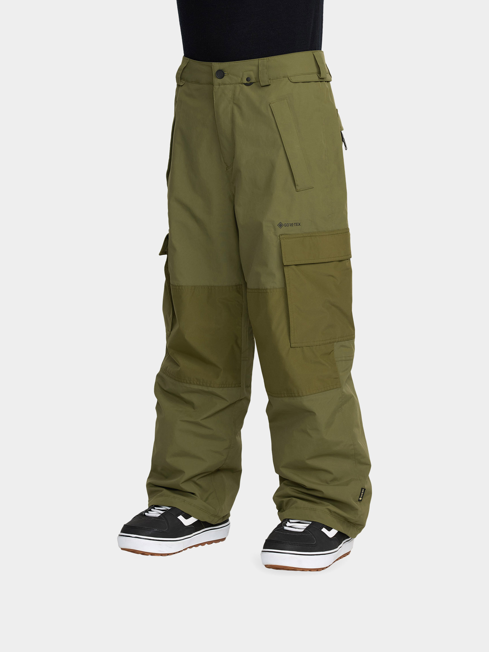 Мъжко Сноуборд панталони Volcom Longo Gore Tex (dark olive)