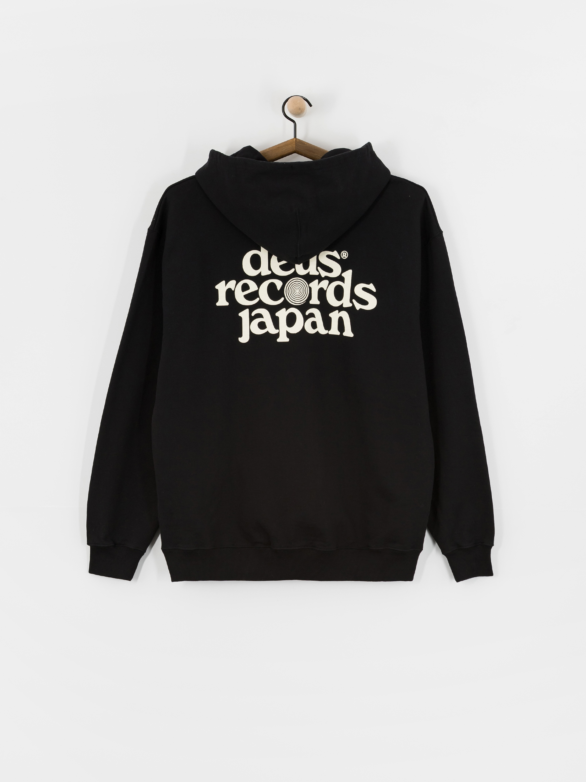 Суитшърт с качулка Deus Ex Machina Strata HD (black)