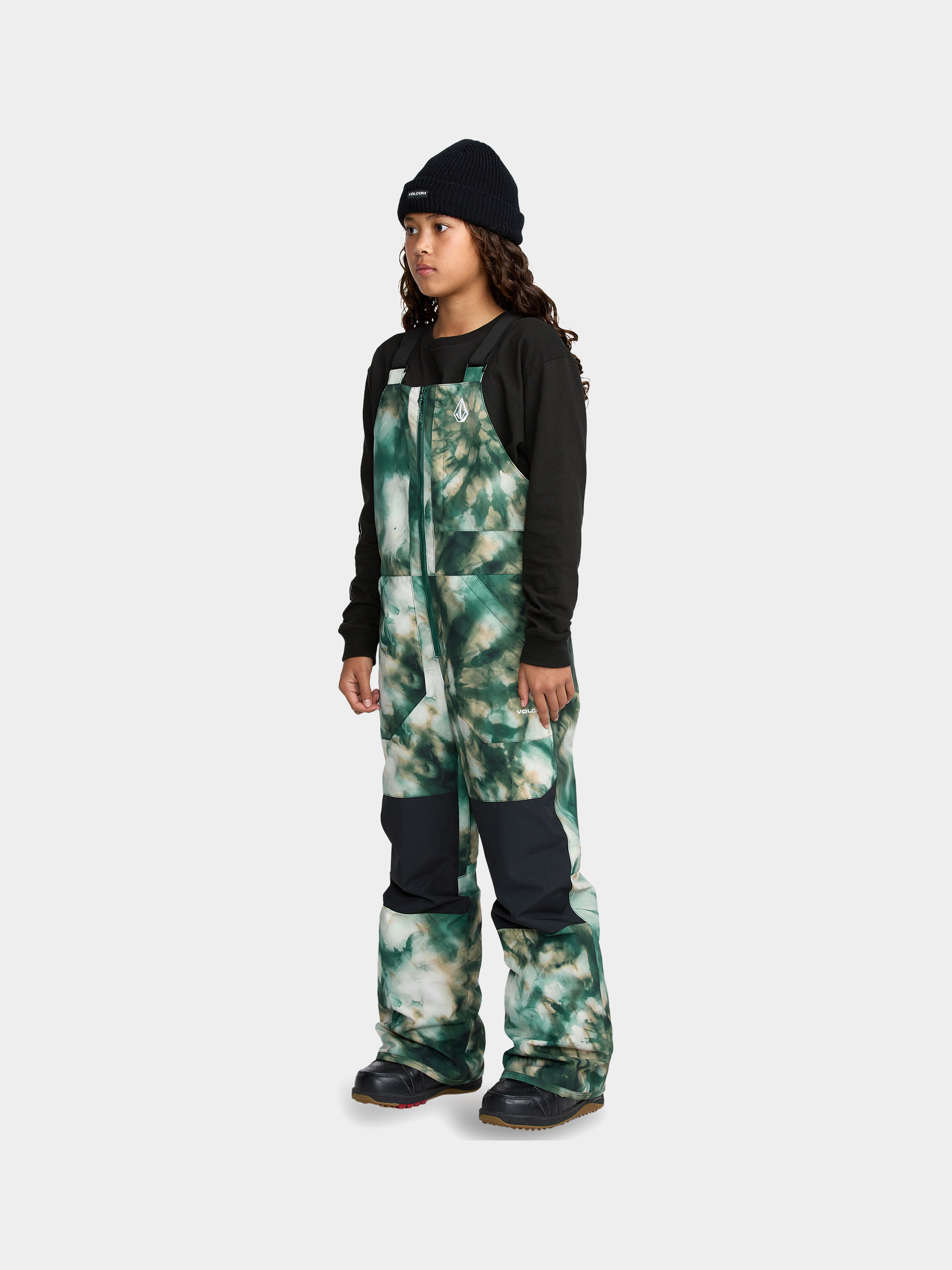 Сноуборд панталони Volcom Barkley Ins Bib Overall JR (green)