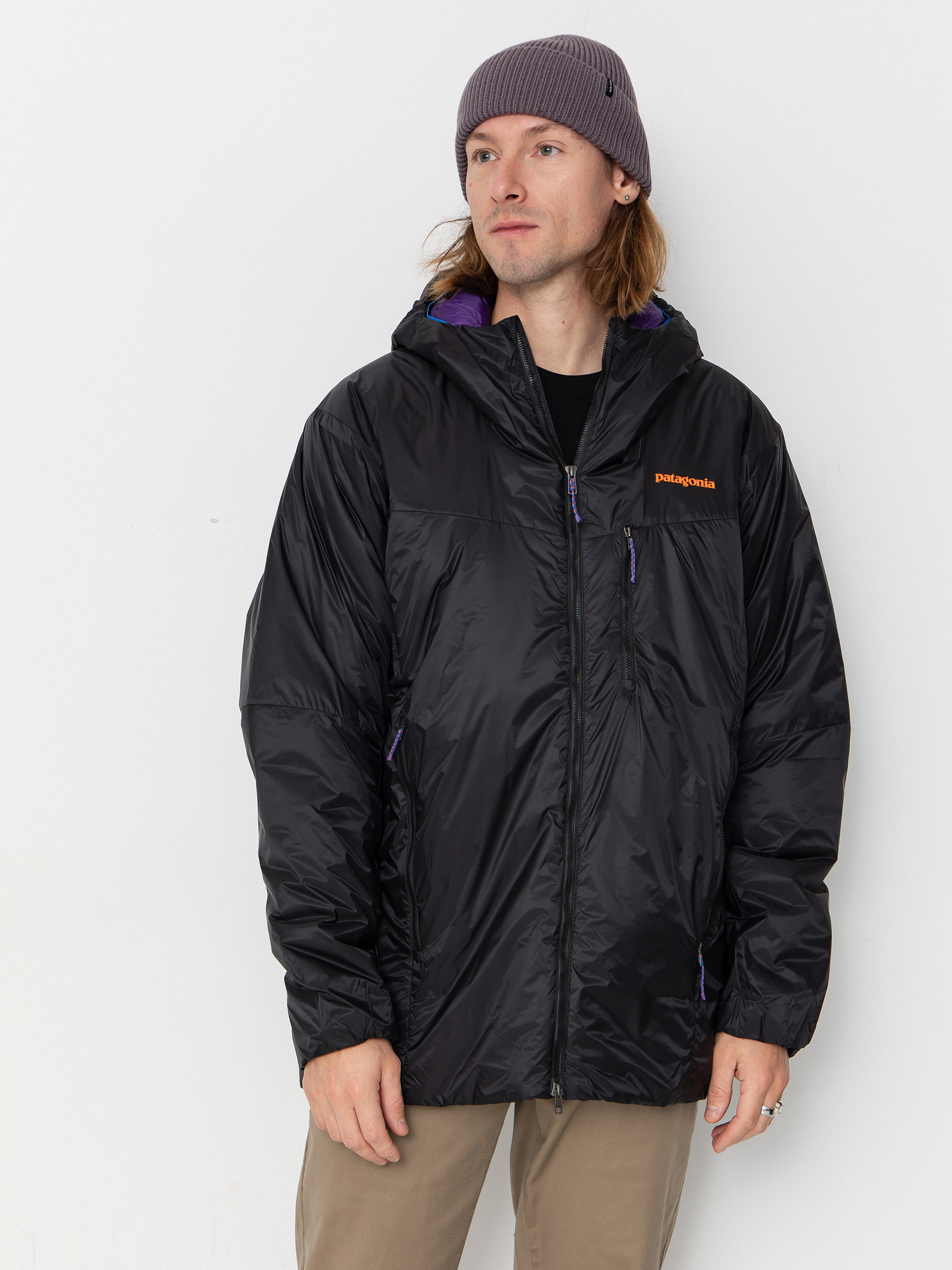 Яке Patagonia DAS Parka (black w/p6 blue)