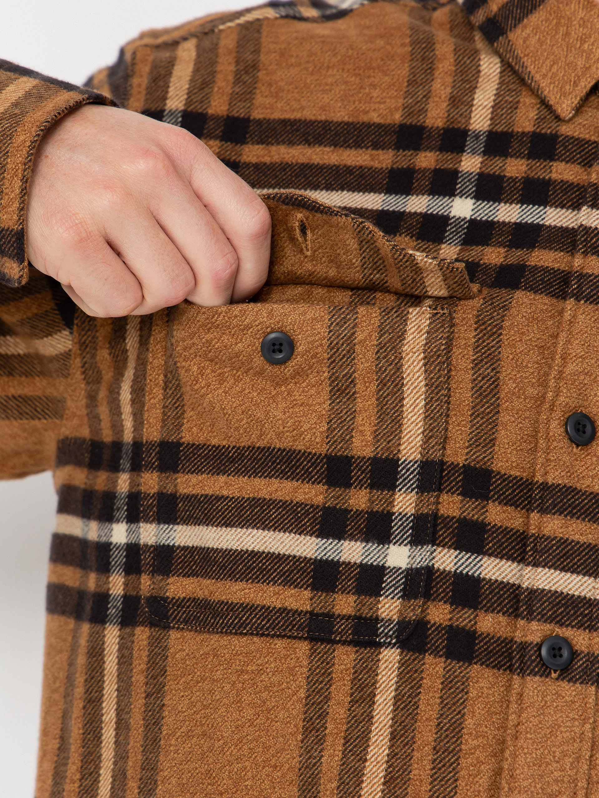 Риза Patagonia Fjord Flannel (catch deer brown)