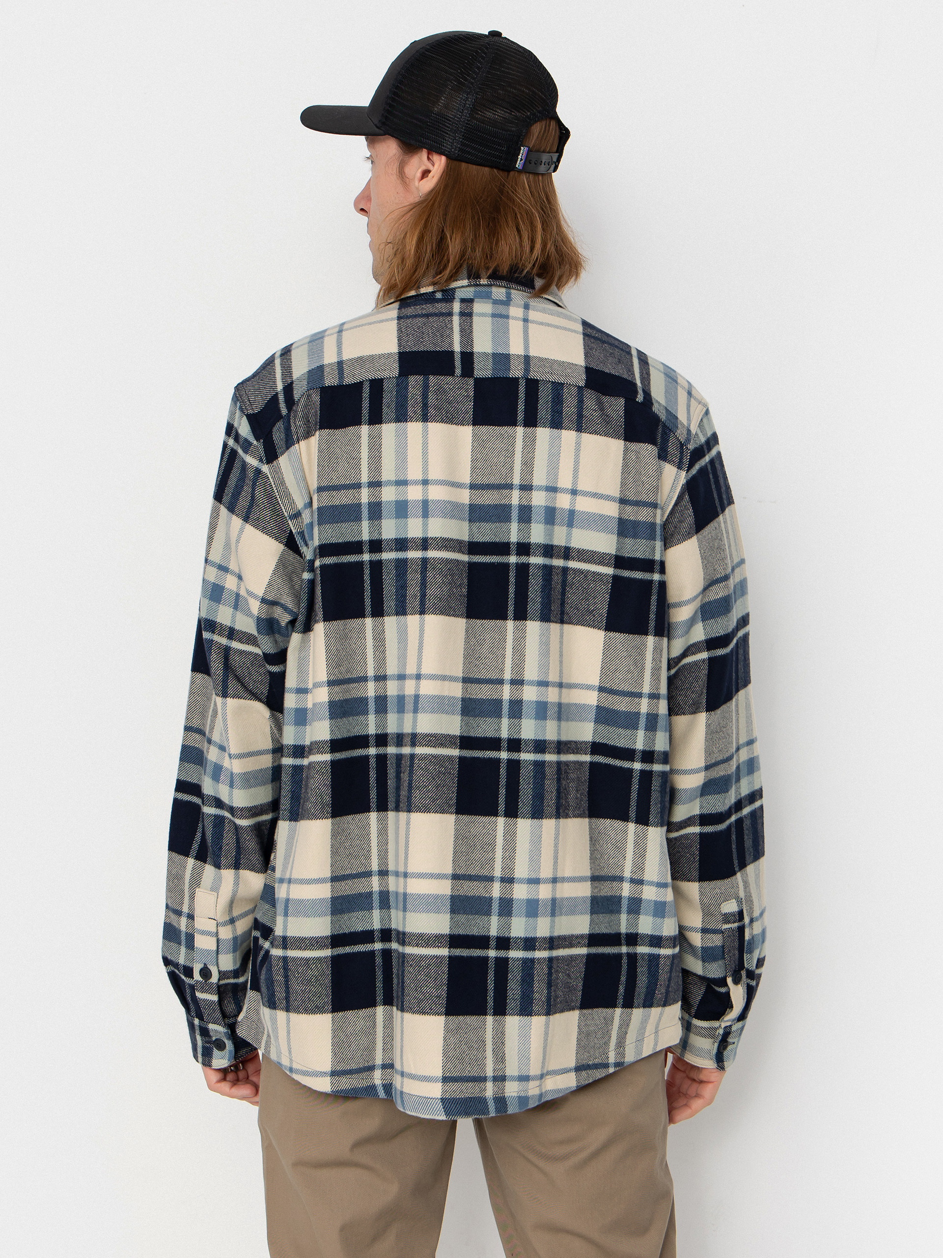 Риза Patagonia Fjord Flannel (hibernate sunken blue)
