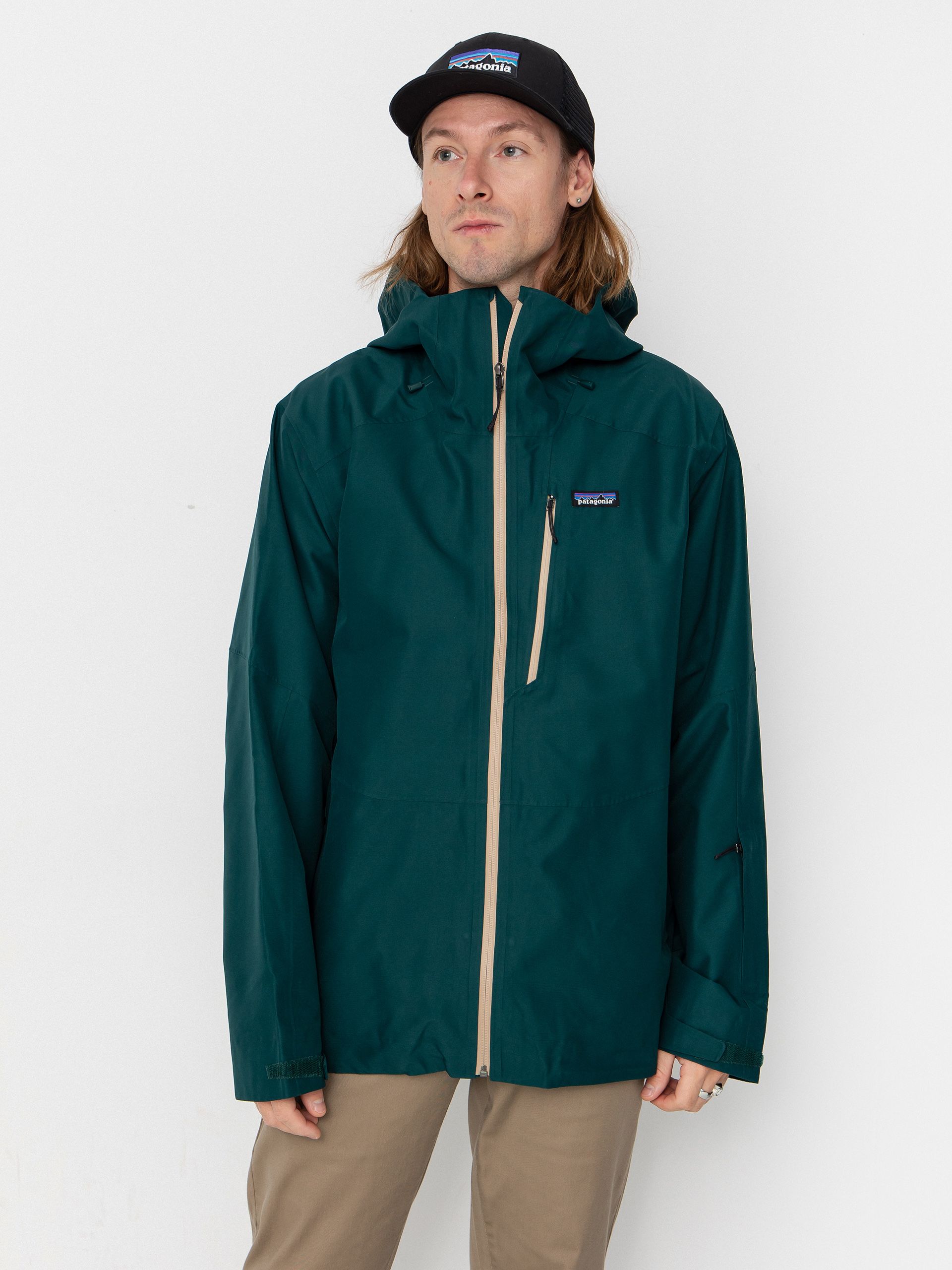 Сноуборд яке Patagonia Powder Town (cascade green)