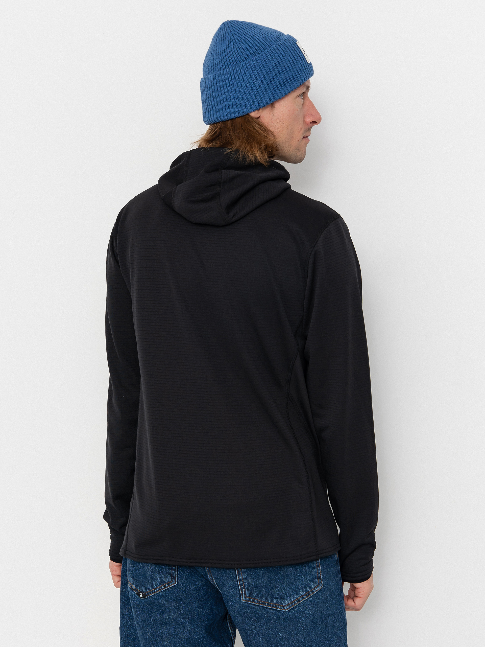 Мъжки Суитшърт с качулка Volcom Gridlock HD (black)