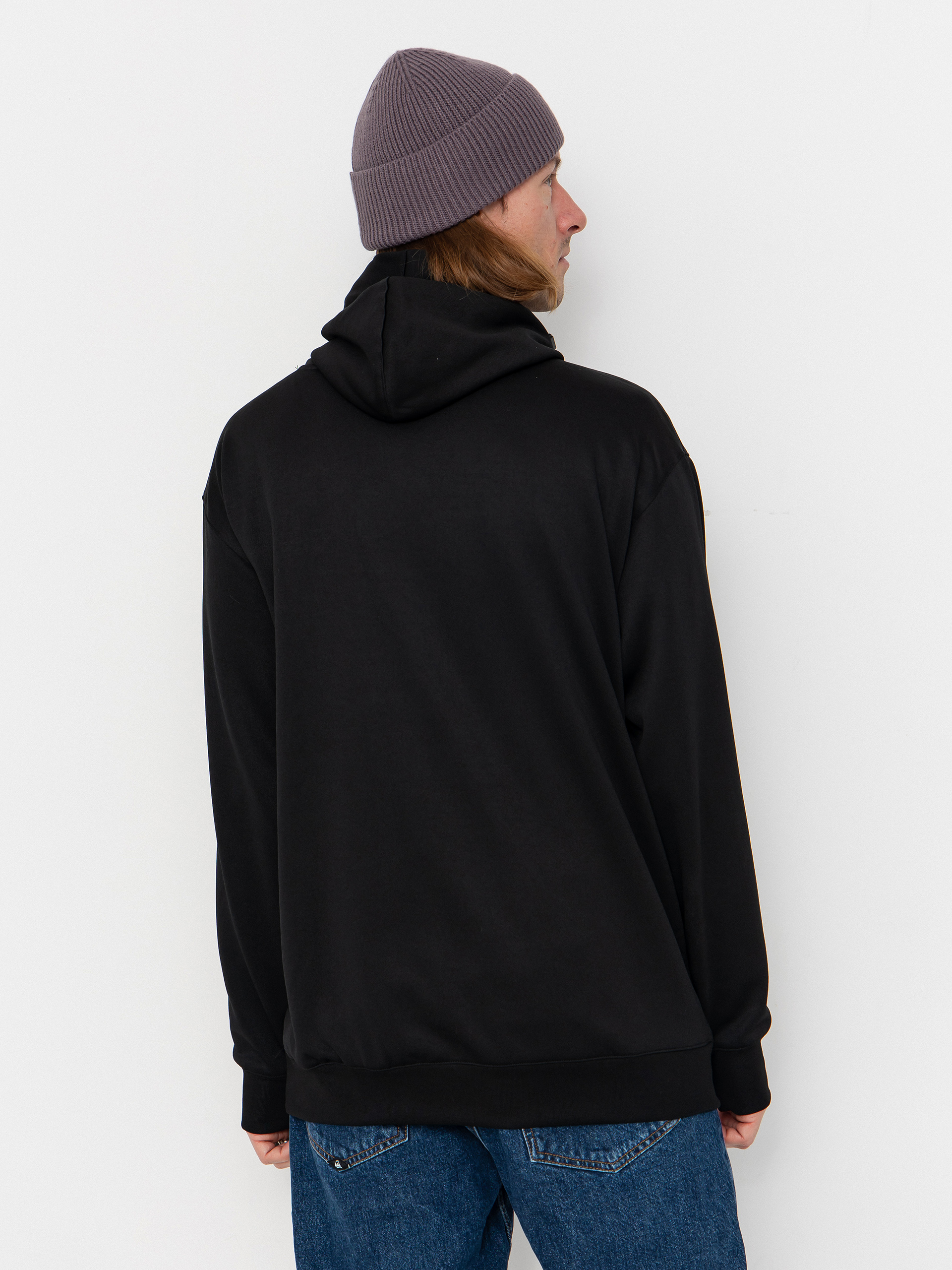 Суитшърт с качулка Volcom Hydro Riding HD (black)