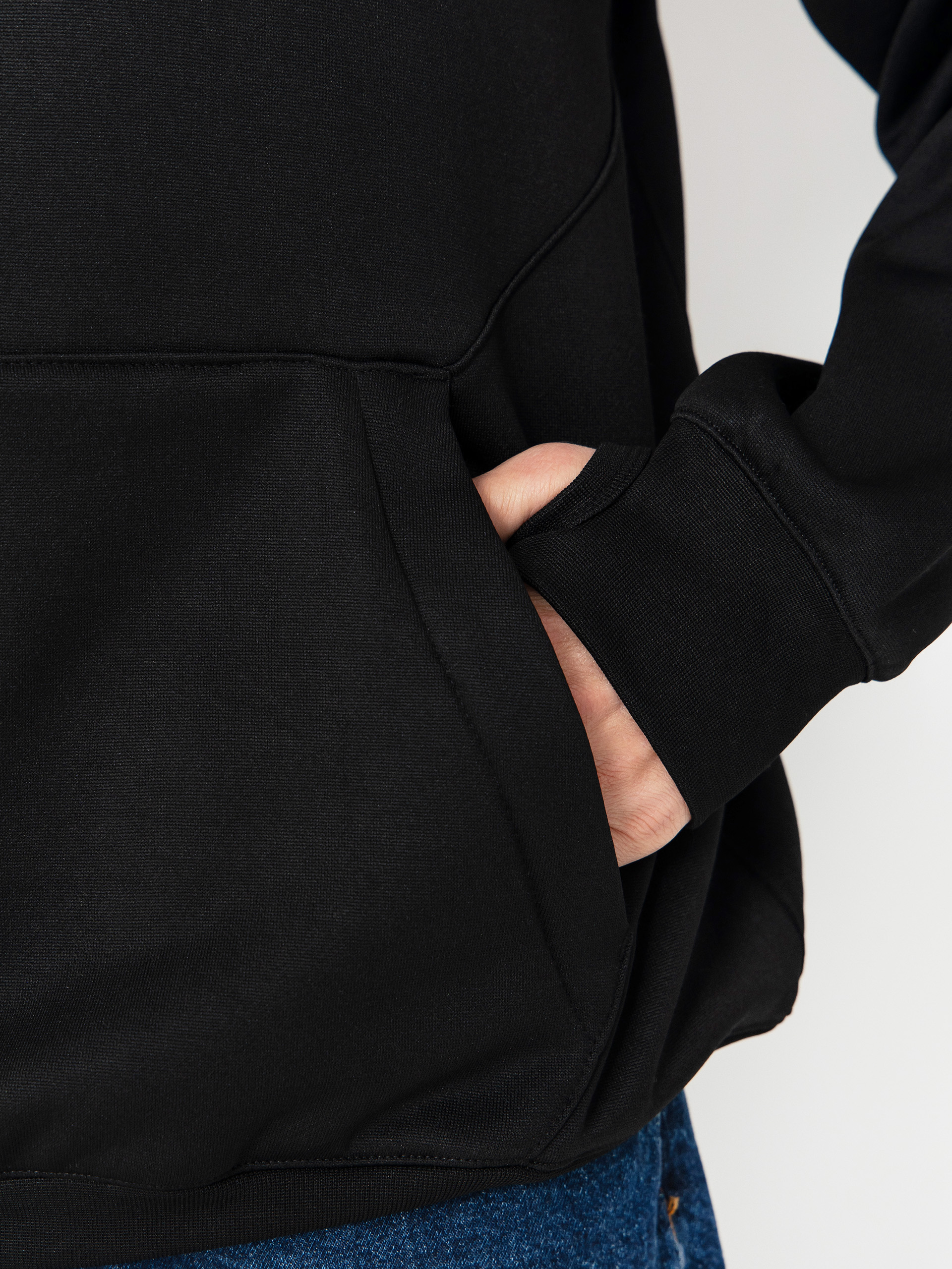 Суитшърт с качулка Volcom Hydro Riding HD (black)