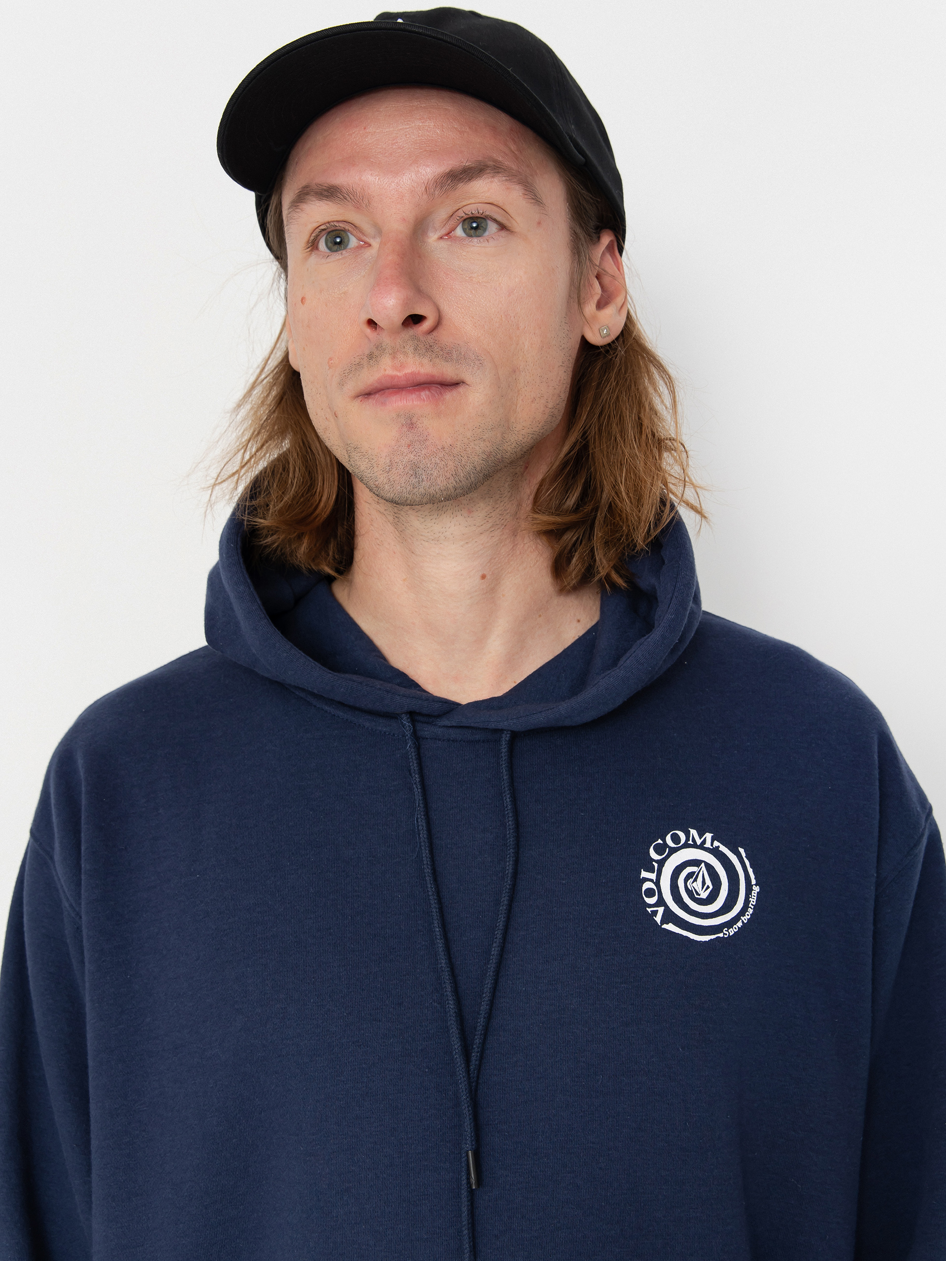 Мъжки Термо суитшърт Volcom Essential HD (deep blue)