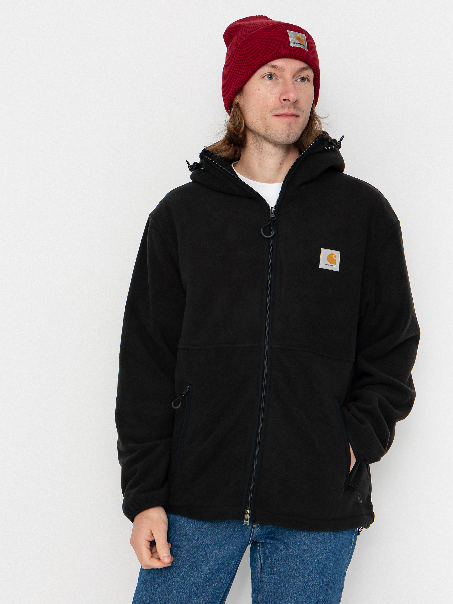 Поларени суитшърт Carhartt WIP Blevin (black)
