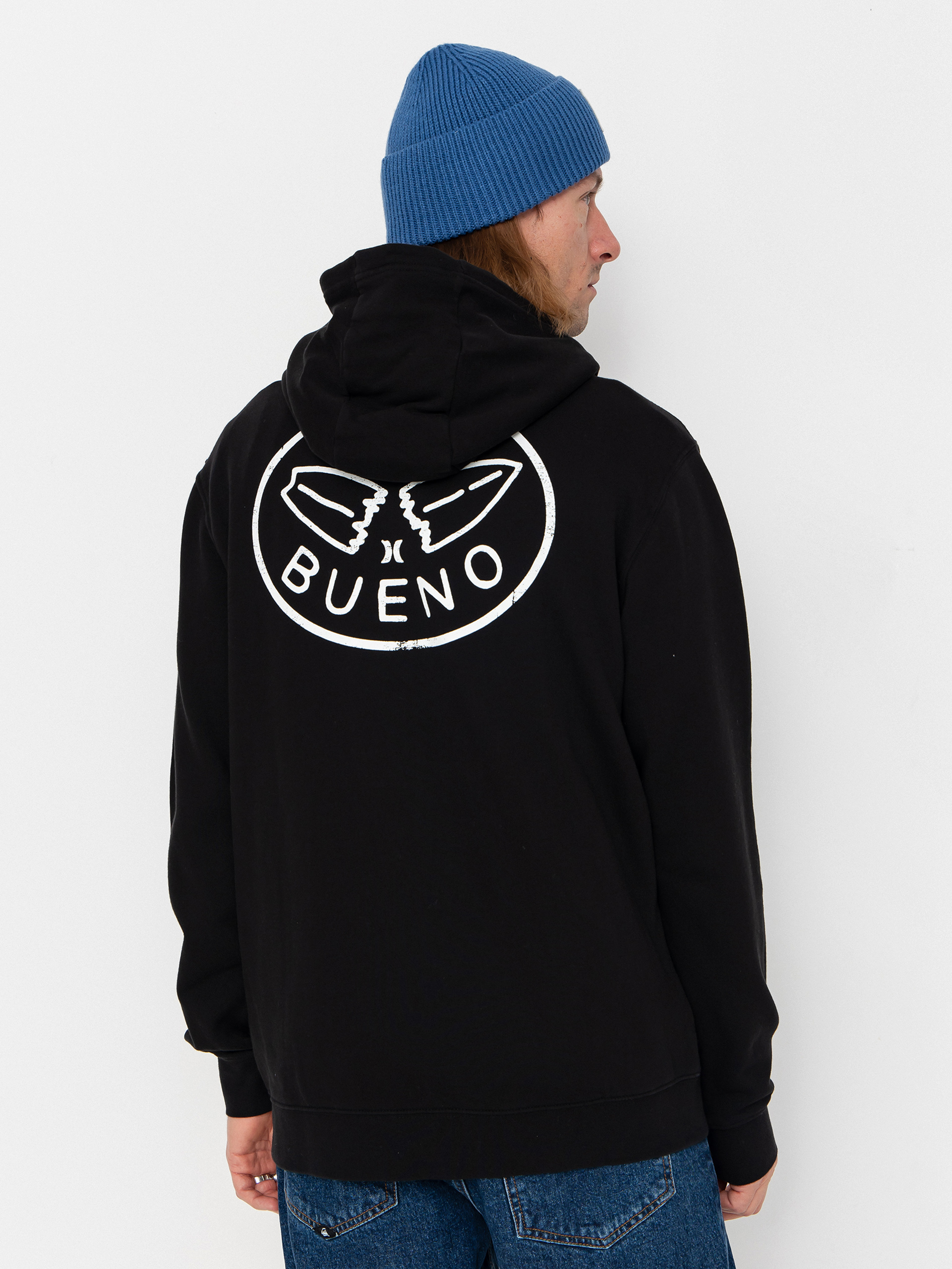 Суитшърт с качулка Hurley Sider ZHD (black)