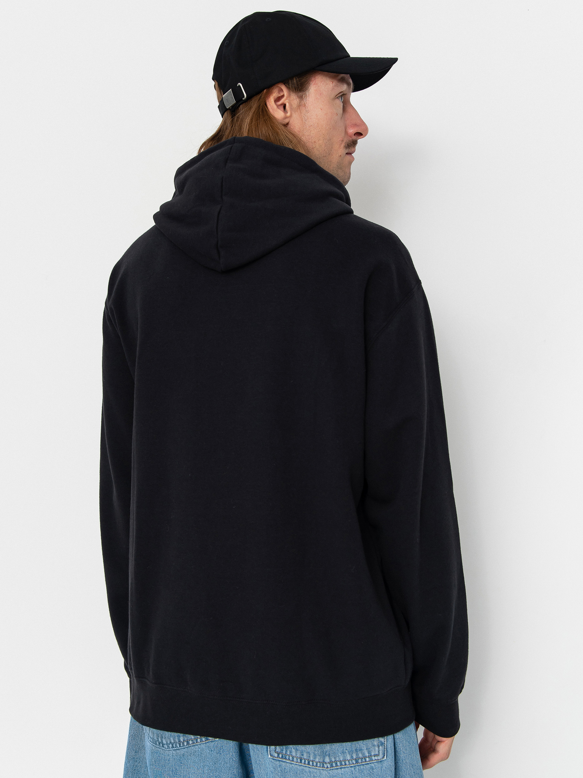Суитшърт с качулка Volcom Essential HD (black)