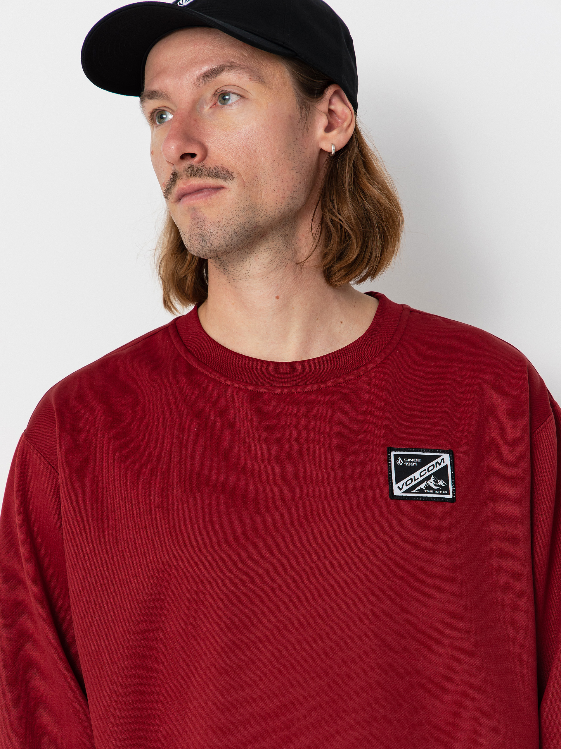Суитшърт Volcom Hydro (burnt red)