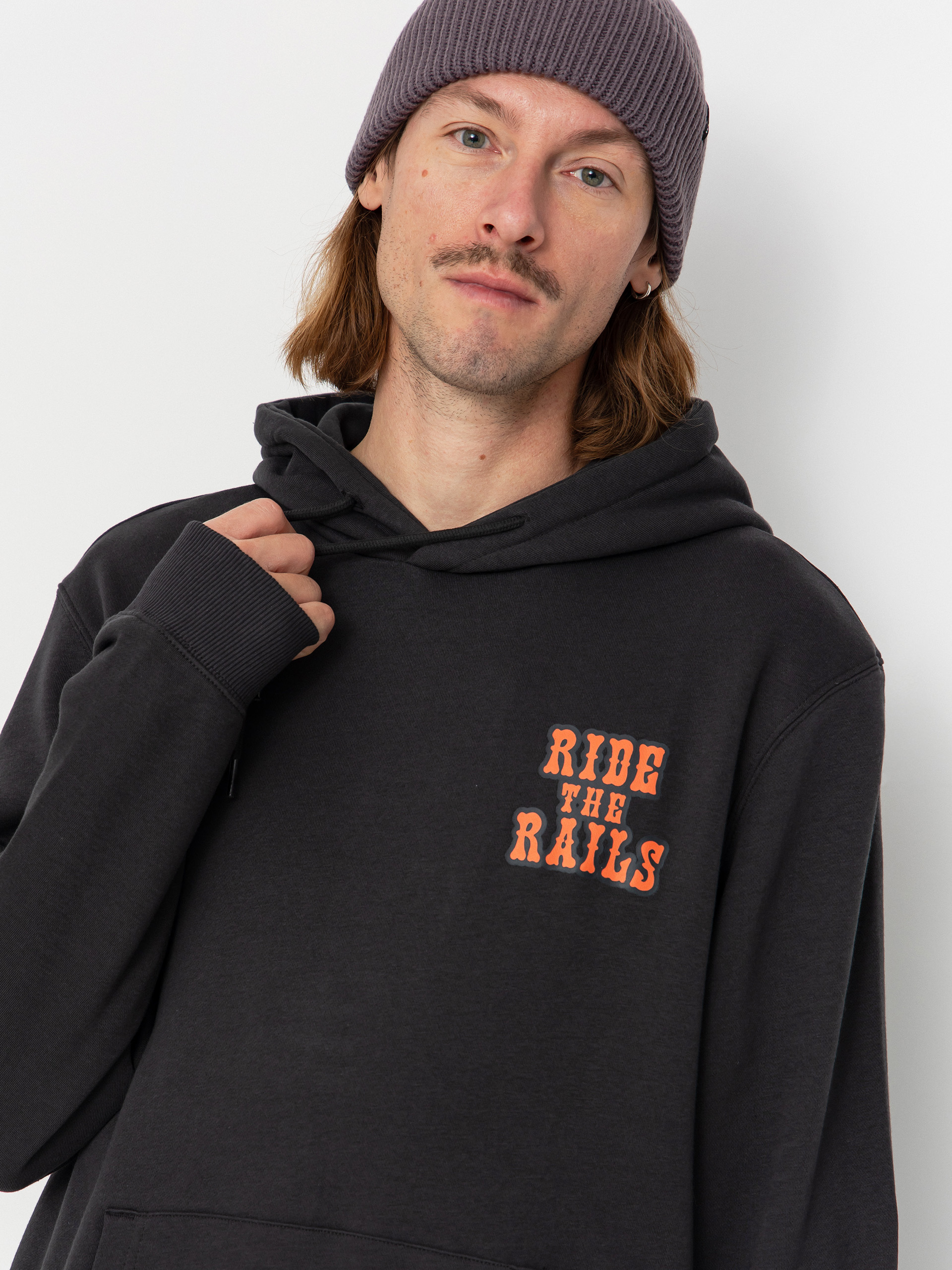 Суитшърт с качулка Element Timber Guard Dogs HD (off black)