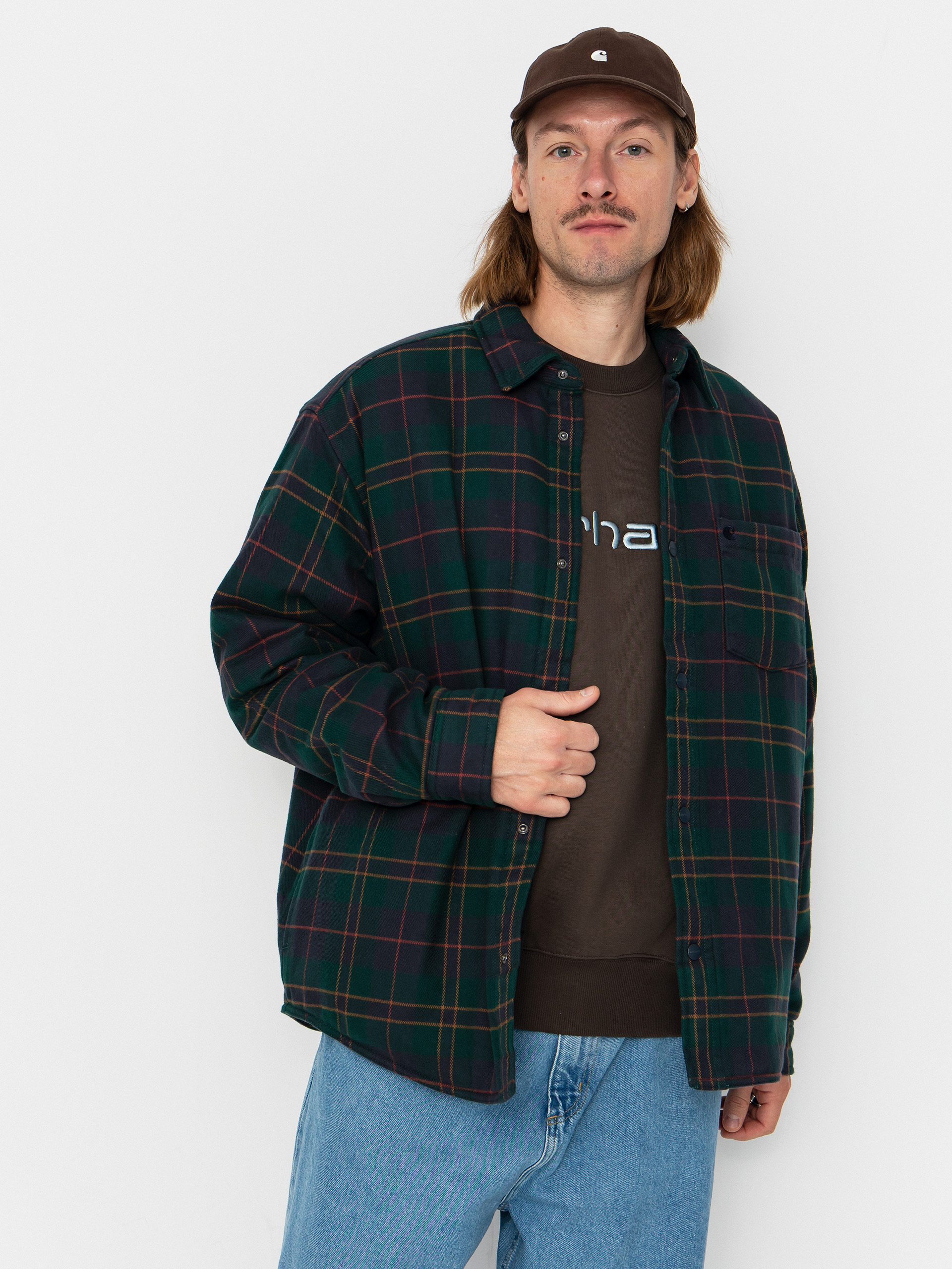 Яке Carhartt WIP Gargan (gargan check/dark fir)