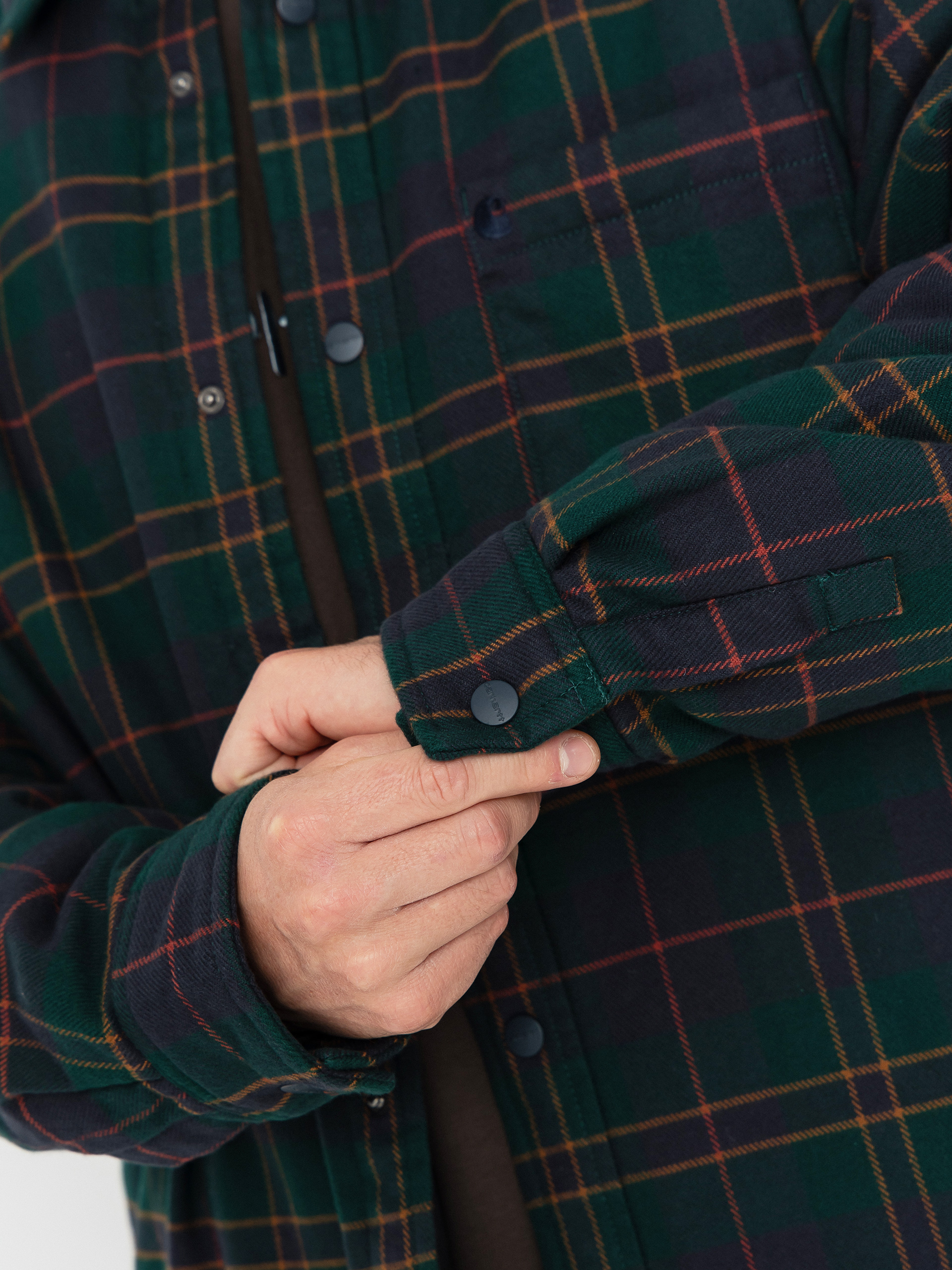 Яке Carhartt WIP Gargan (gargan check/dark fir)