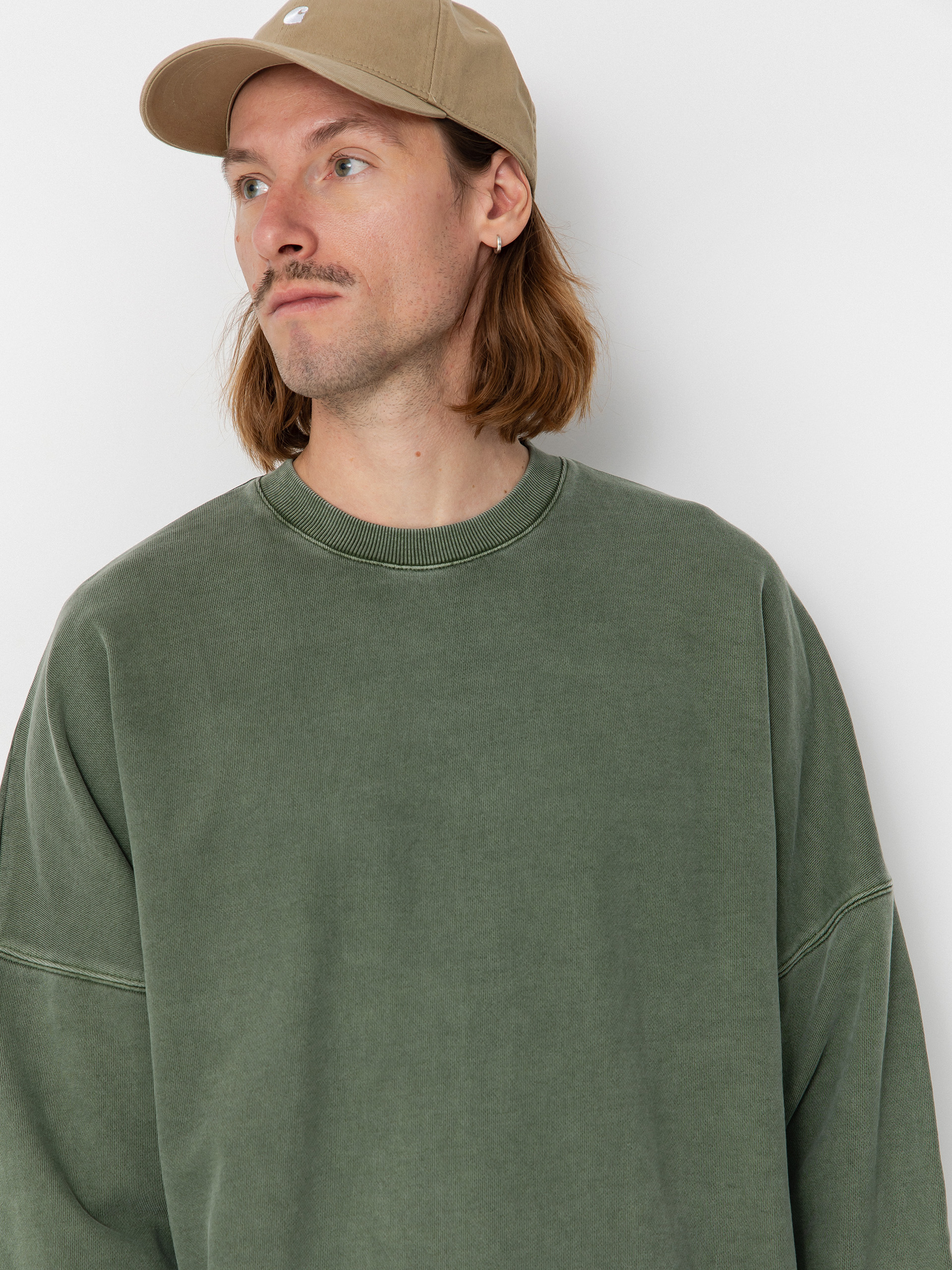 Суитшърт Carhartt WIP RGGD (opuntia/garment dyed)
