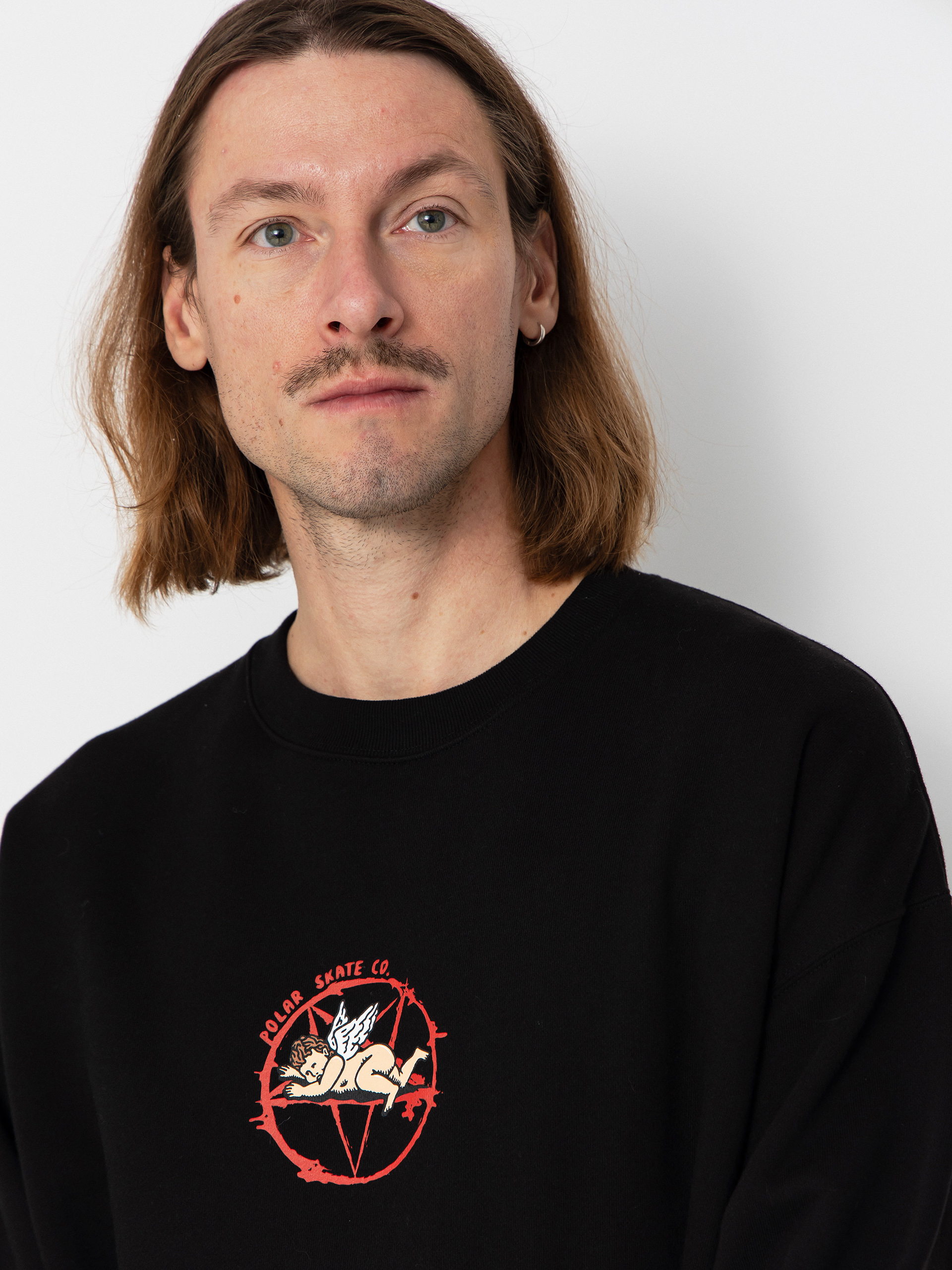 Суитшърт Polar Skate Dave Crewneck Sacrifice (black)