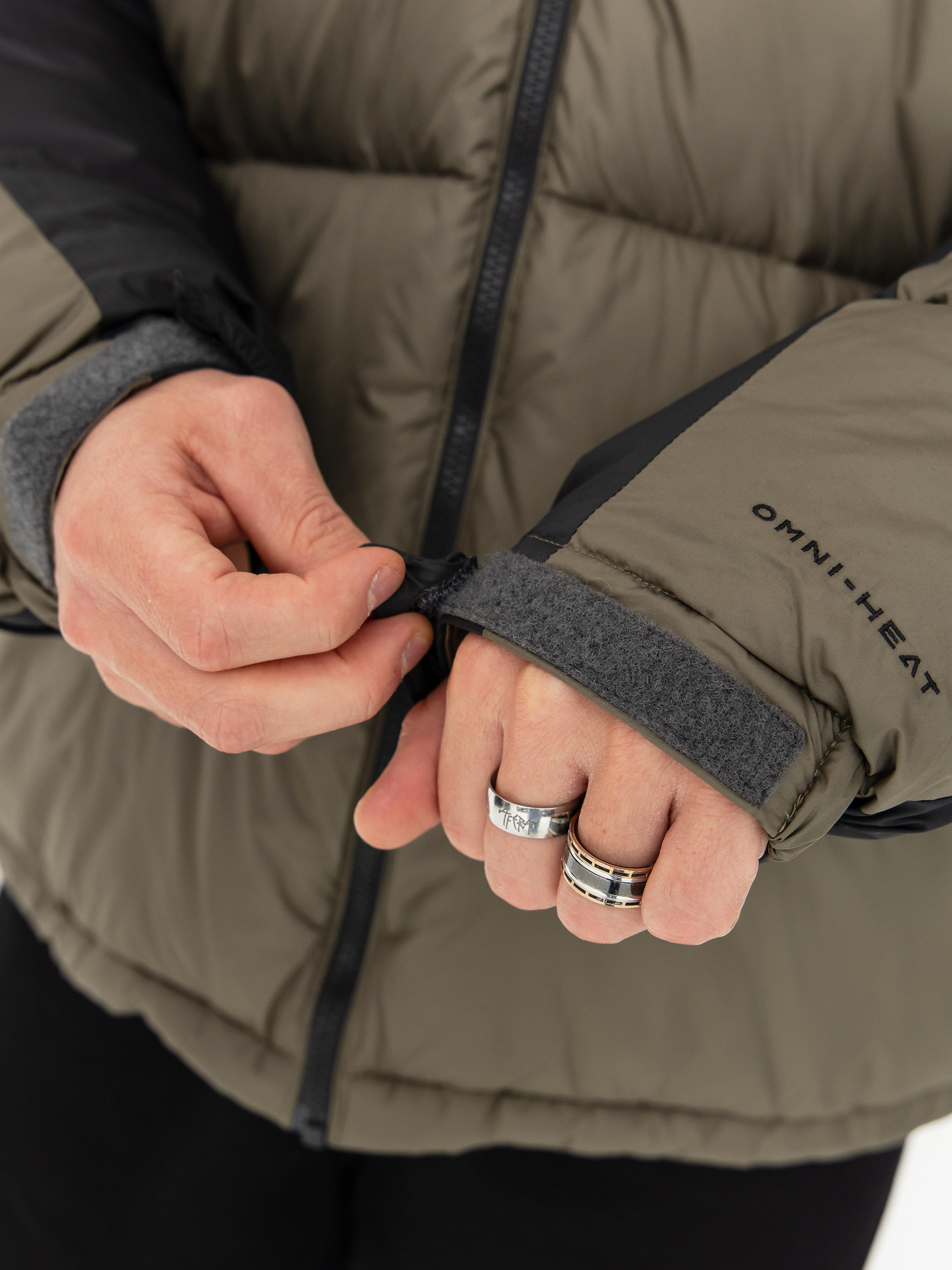 Яке Columbia Pike Lake II Hooded (stone green/shark)