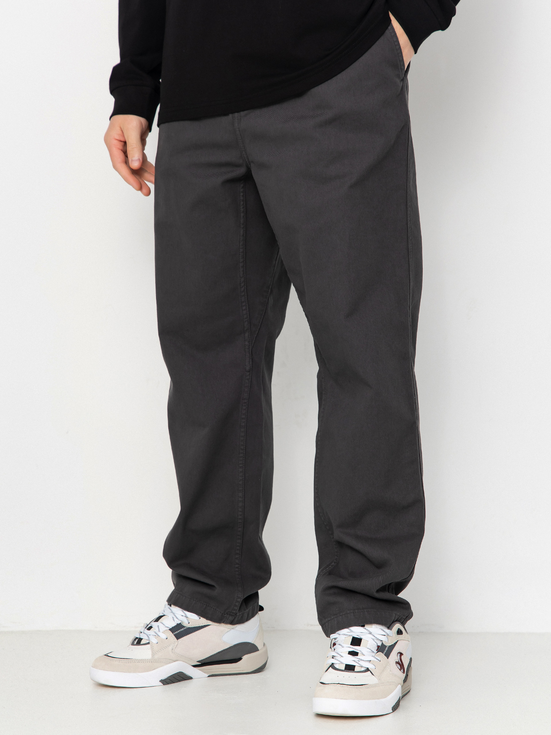 Панталони Carhartt WIP Flint (graphite/garment dyed)