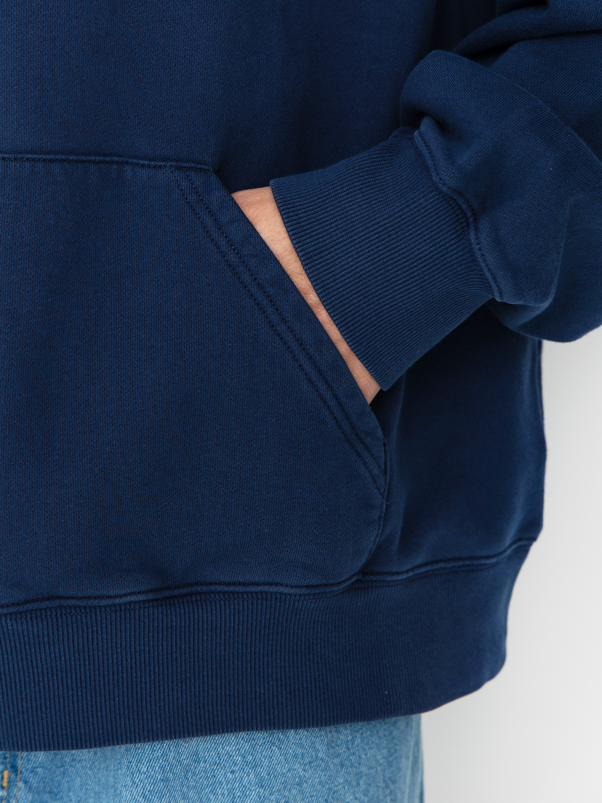 Суитшърт с качулка Carhartt WIP Benton HD (jupiter/garment dyed)