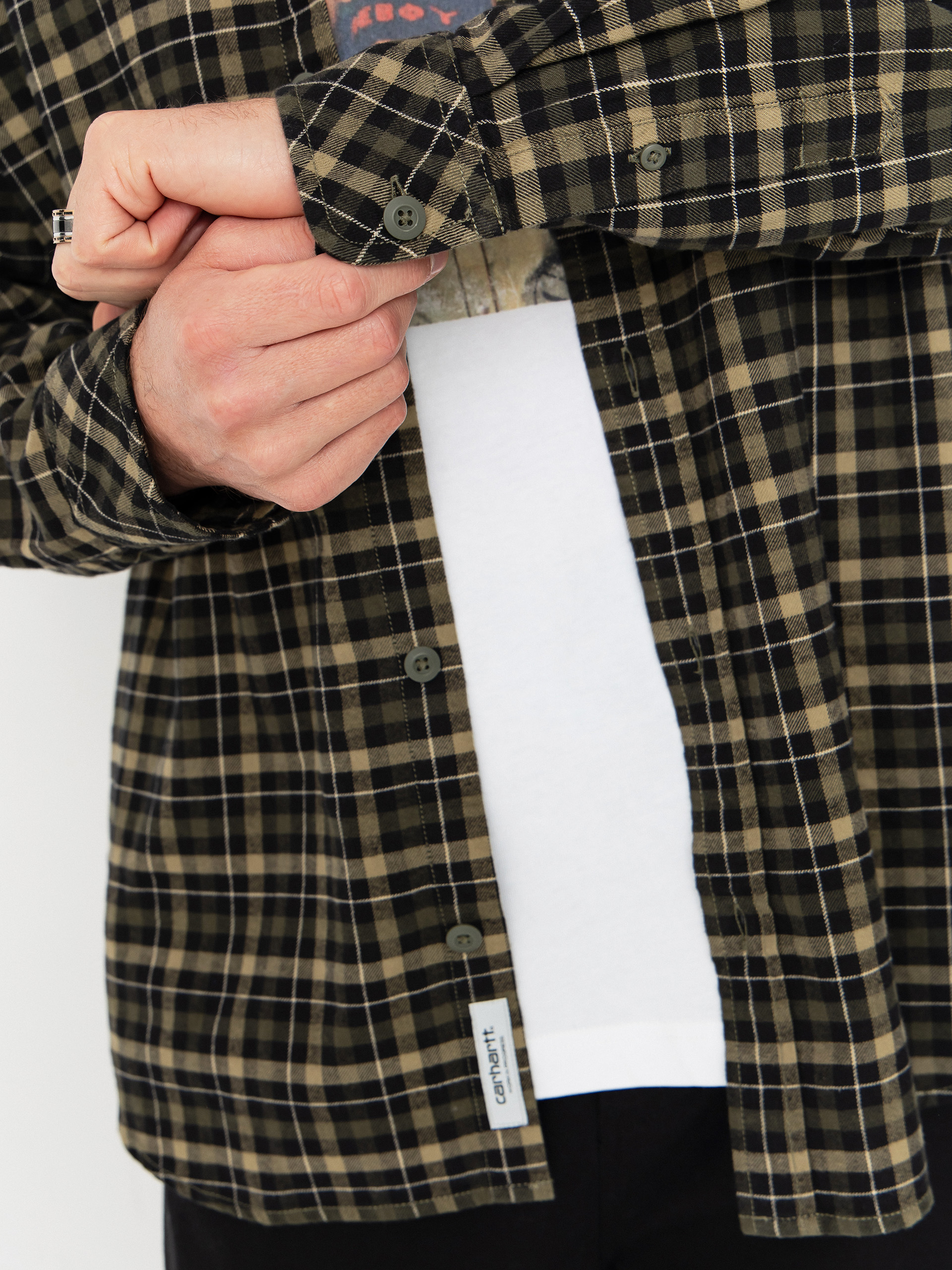 Риза Carhartt WIP Widmark (widmark check/cypress)