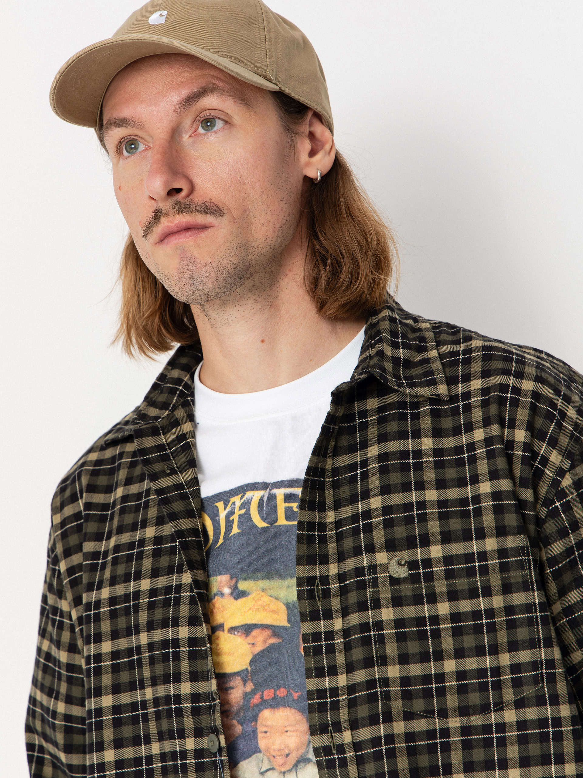 Риза Carhartt WIP Widmark (widmark check/cypress)