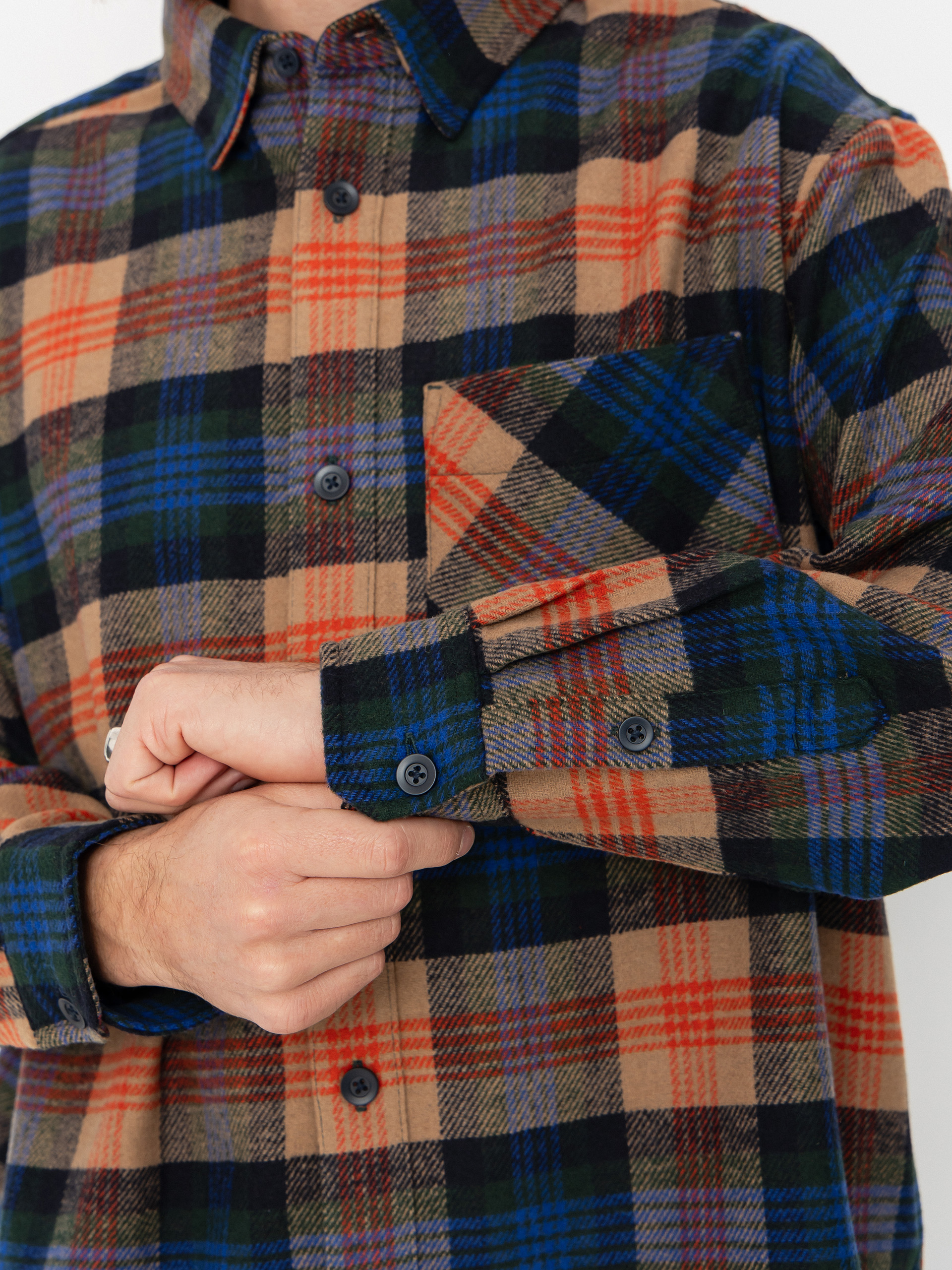 Риза Carhartt WIP Dern (dern check/sycamore tree)
