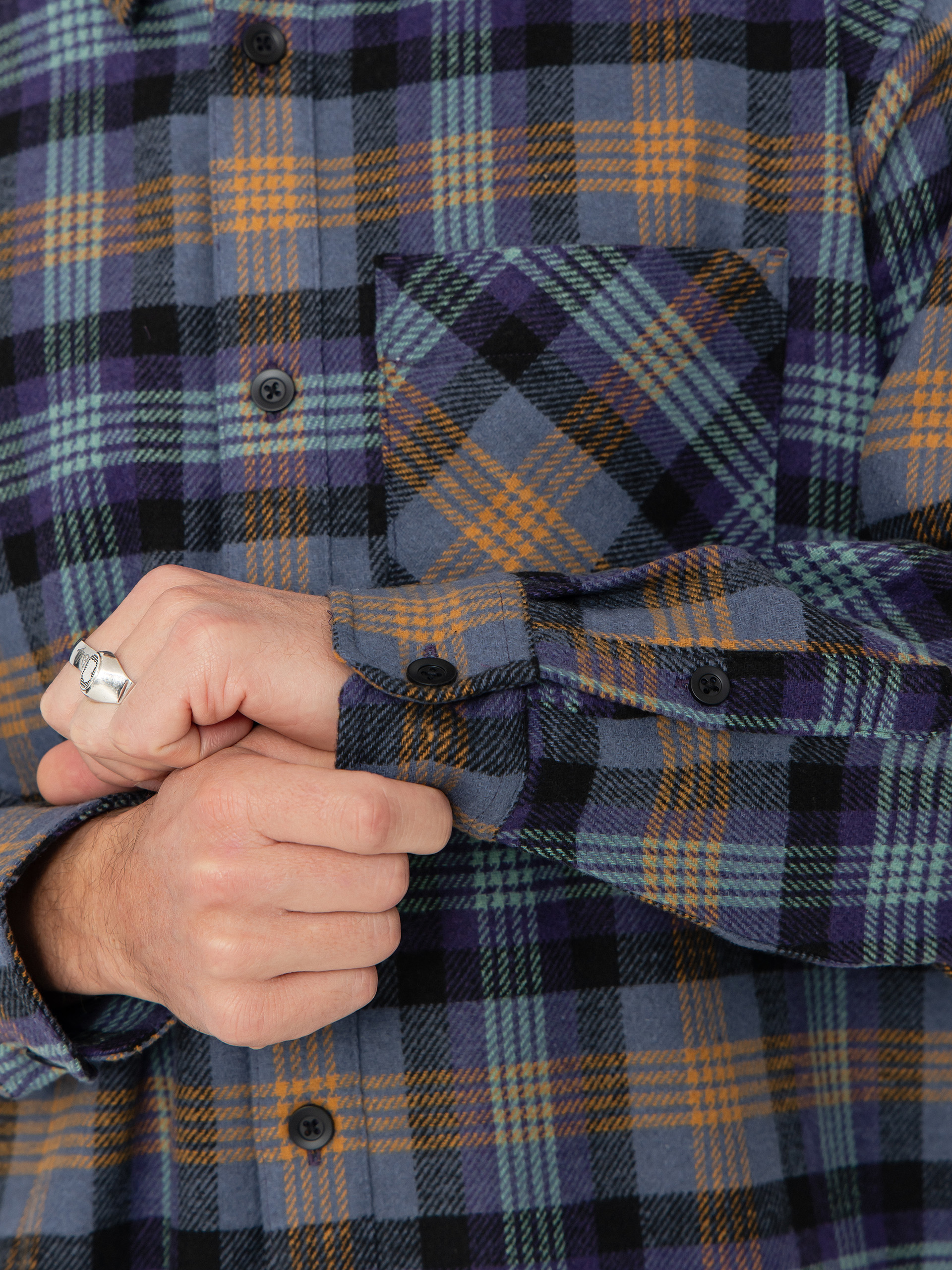 Риза Carhartt WIP Dern (dern check/lakers)