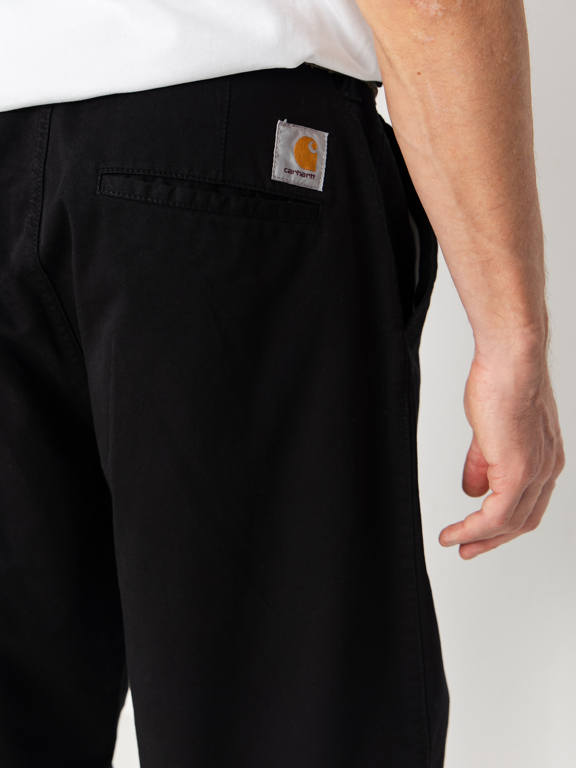 Панталони Carhartt WIP Brady (black/stone washed)