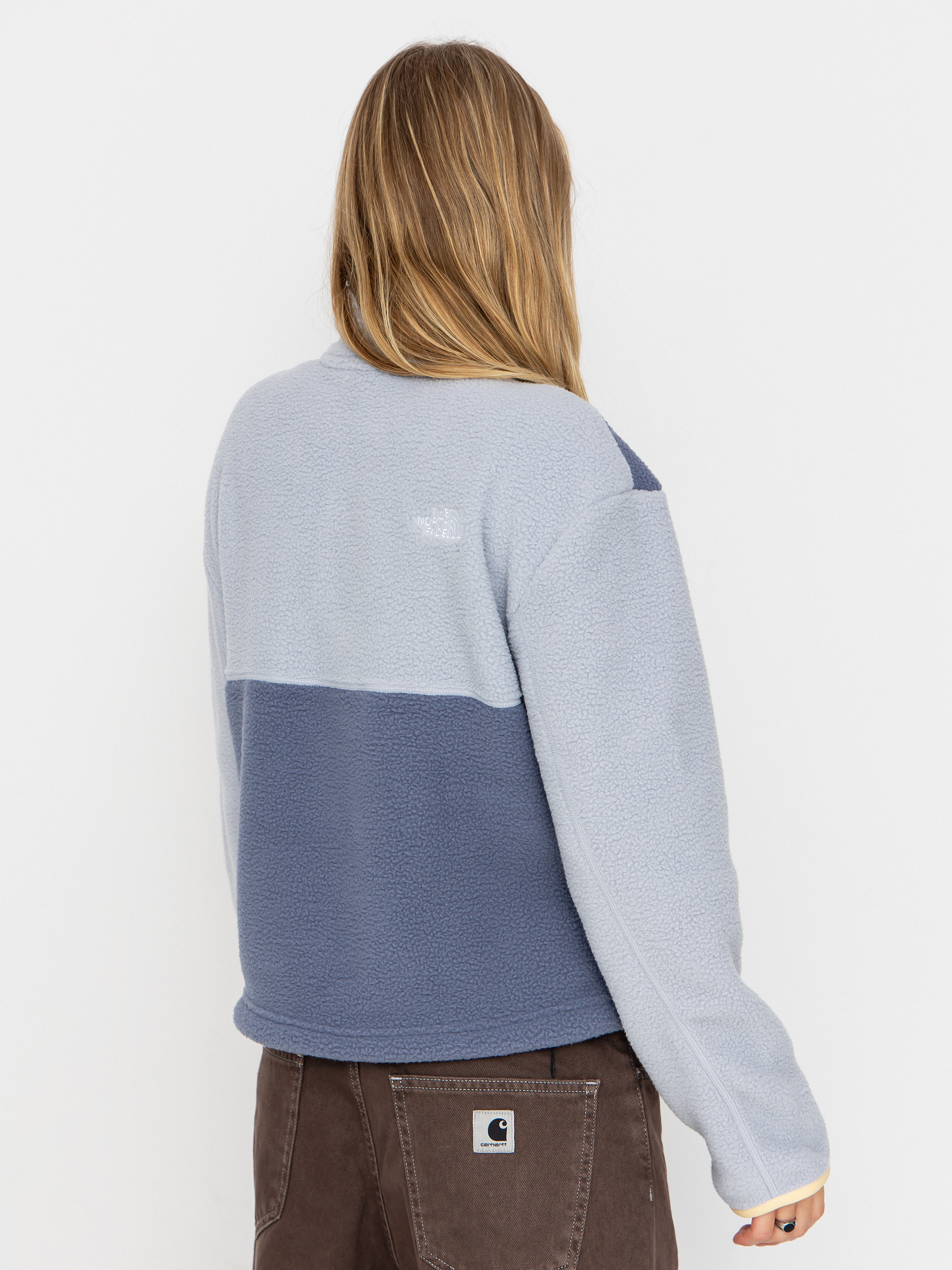 Мъжки Поларени суитшърт The North Face Yumiori 1/4 Zip (twilight galaxy/blue fl)