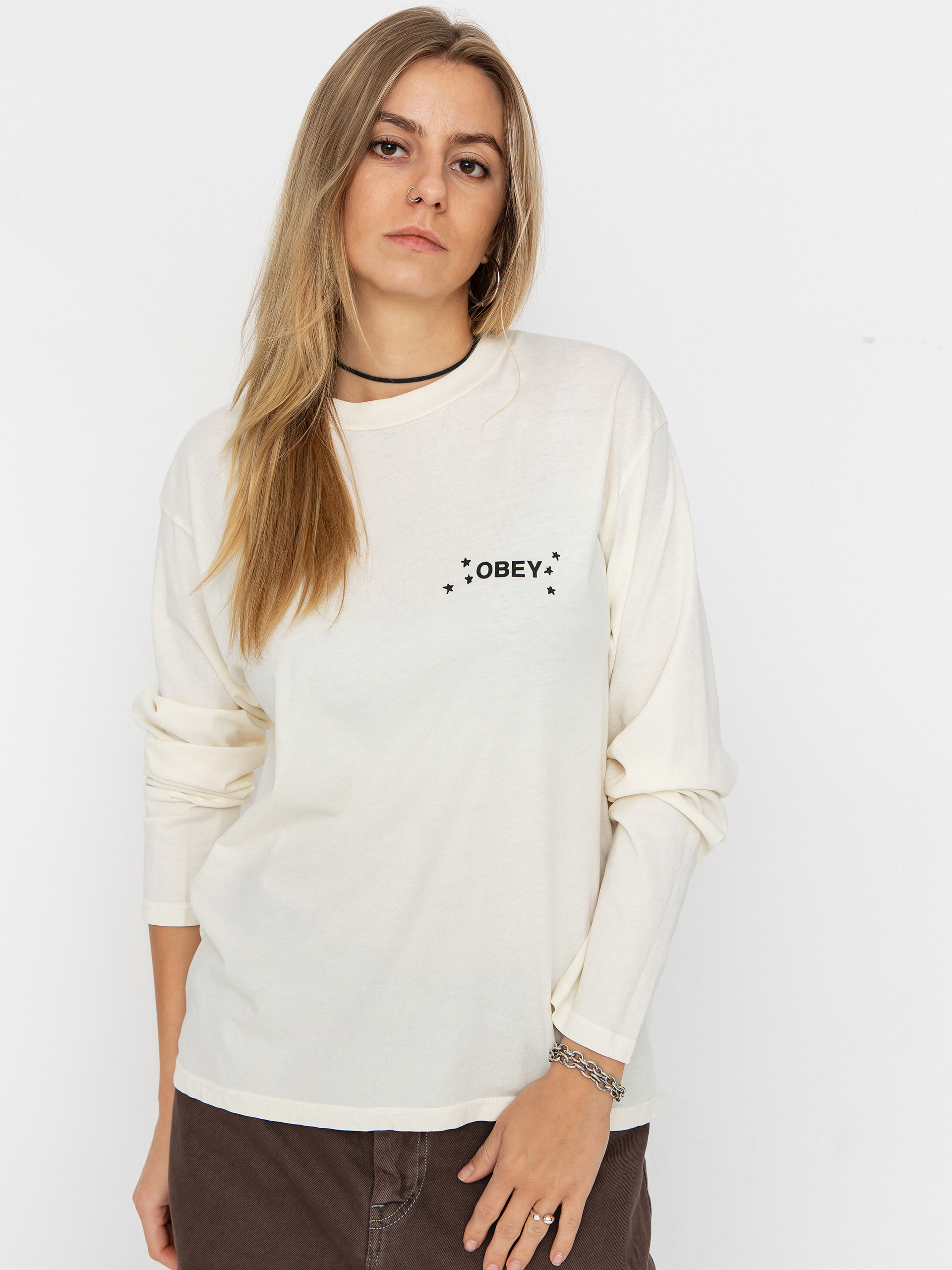 Блуза OBEY Obey Wilted Bunch Wmn (unbleached)