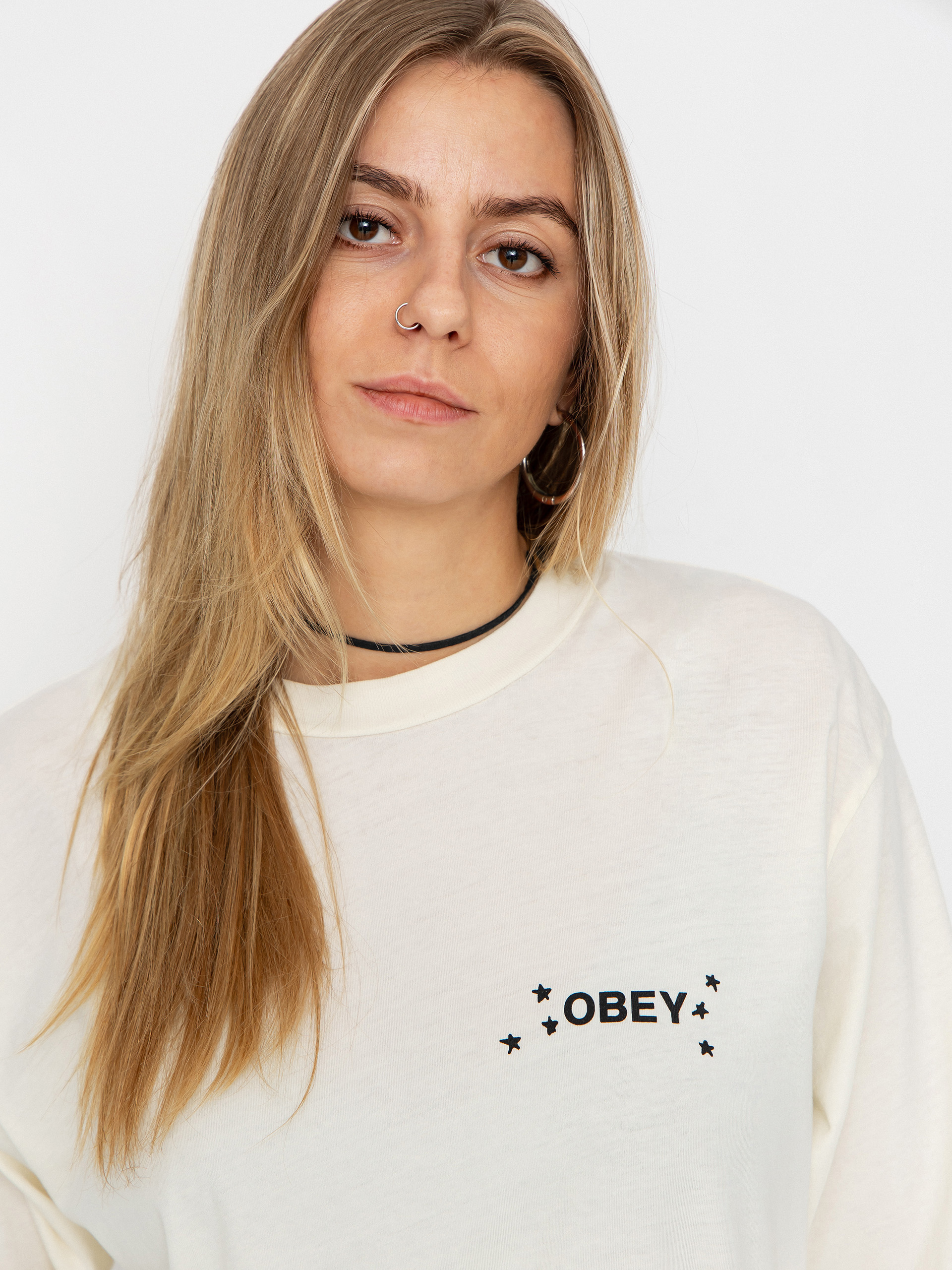 Блуза OBEY Obey Wilted Bunch Wmn (unbleached)